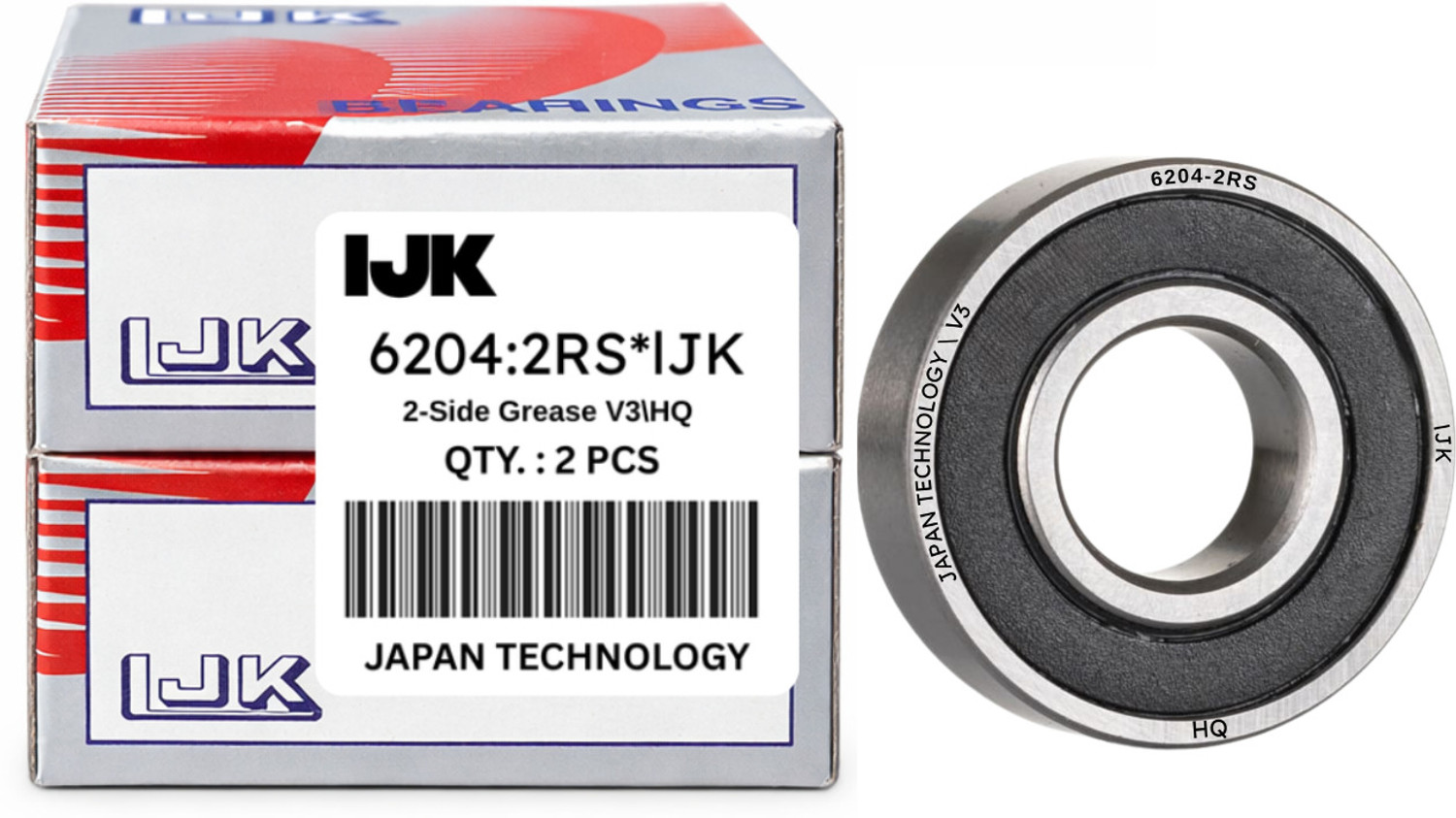 Image of ZMB 624 zz Pack of 5 Pieces ID-4MM | OD-13MM | Width-5mm Miniature Ball Bearing Wheel Bearing
