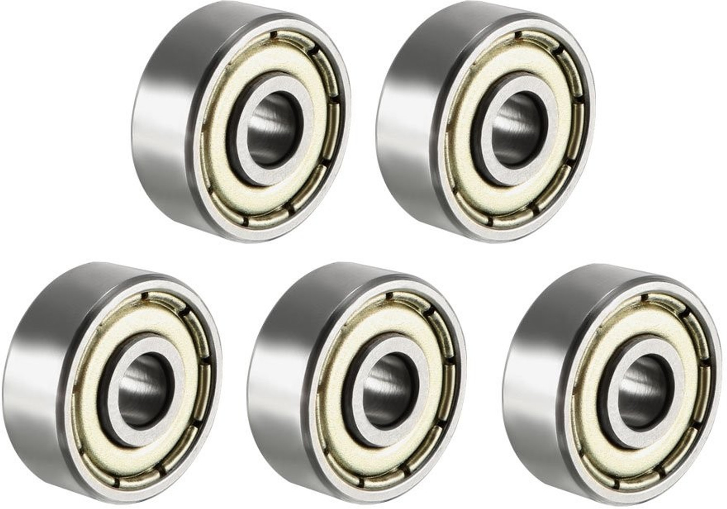 Image of ZMB 624 zz Pack of 5 Pieces ID-4MM | OD-13MM | Width-5mm Miniature Ball Bearing Wheel Bearing