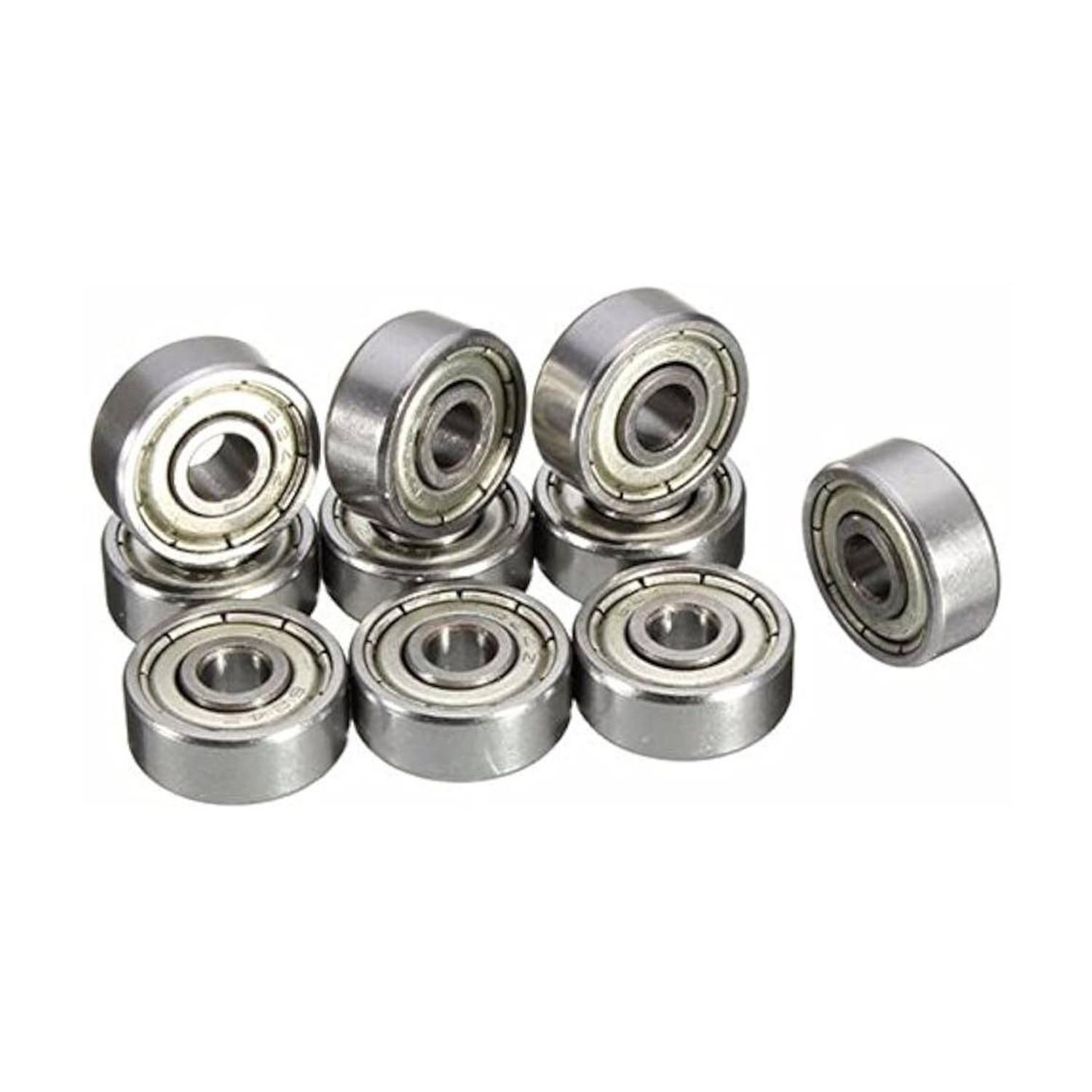 Image of ZMB 624 zz Pack of 5 Pieces ID-4MM | OD-13MM | Width-5mm Miniature Ball Bearing Wheel Bearing