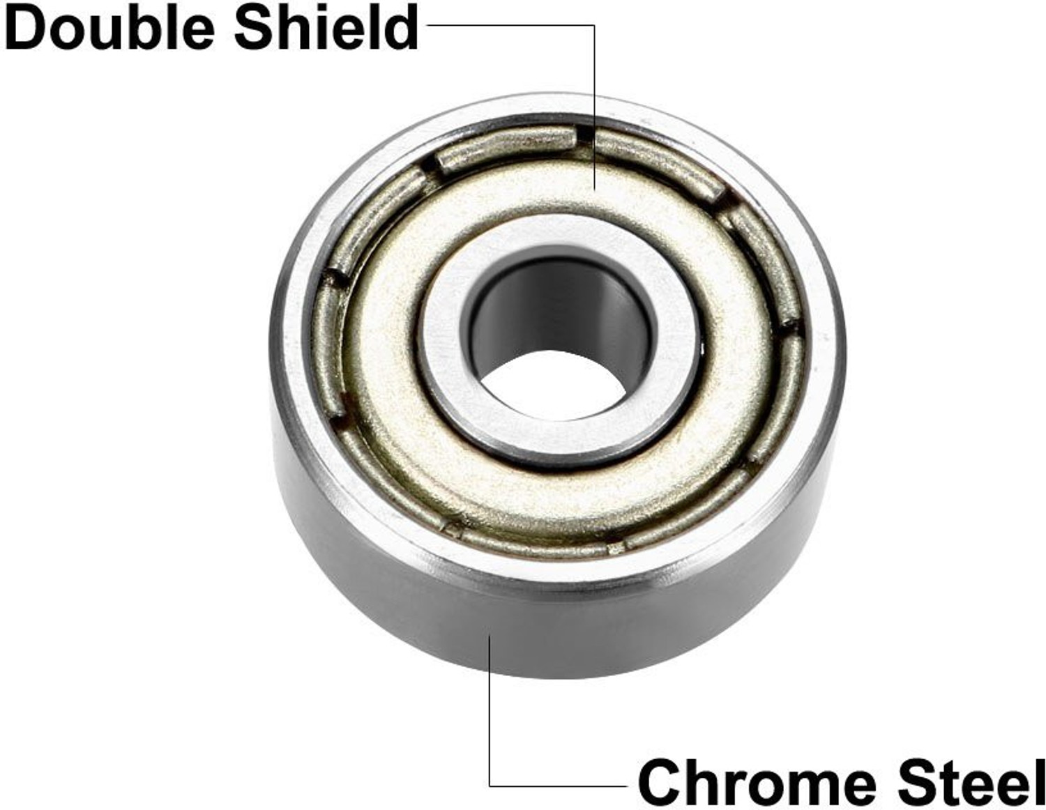 Image of ZMB 624 zz Pack of 5 Pieces ID-4MM | OD-13MM | Width-5mm Miniature Ball Bearing Wheel Bearing