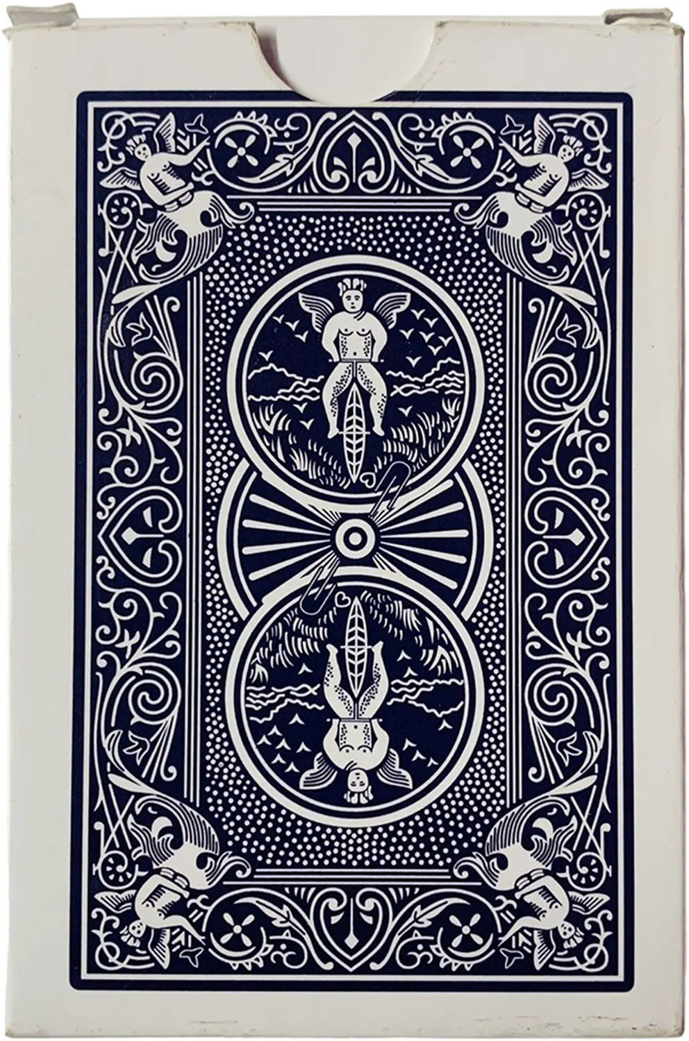 wizerdy Magic Marked Deck Bicycle Design (Blue) - Image 1