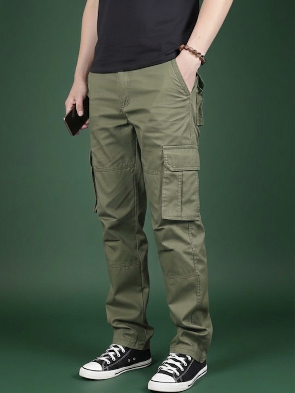 Image of White leapard Men Cargos