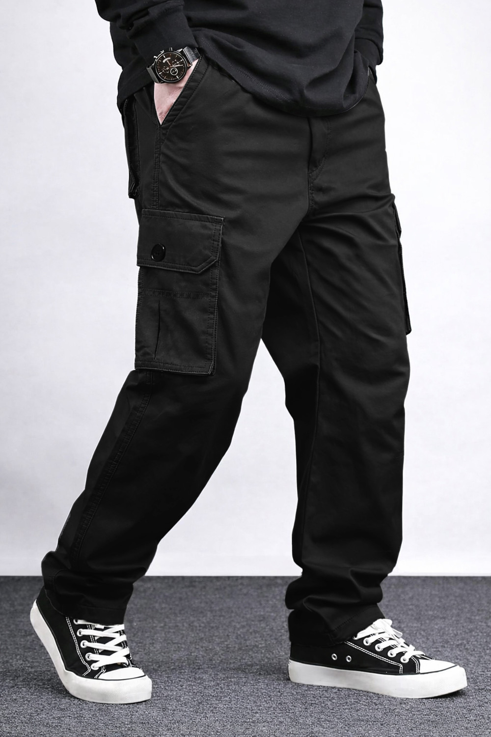 Plus91 Men Cargos - Image 1