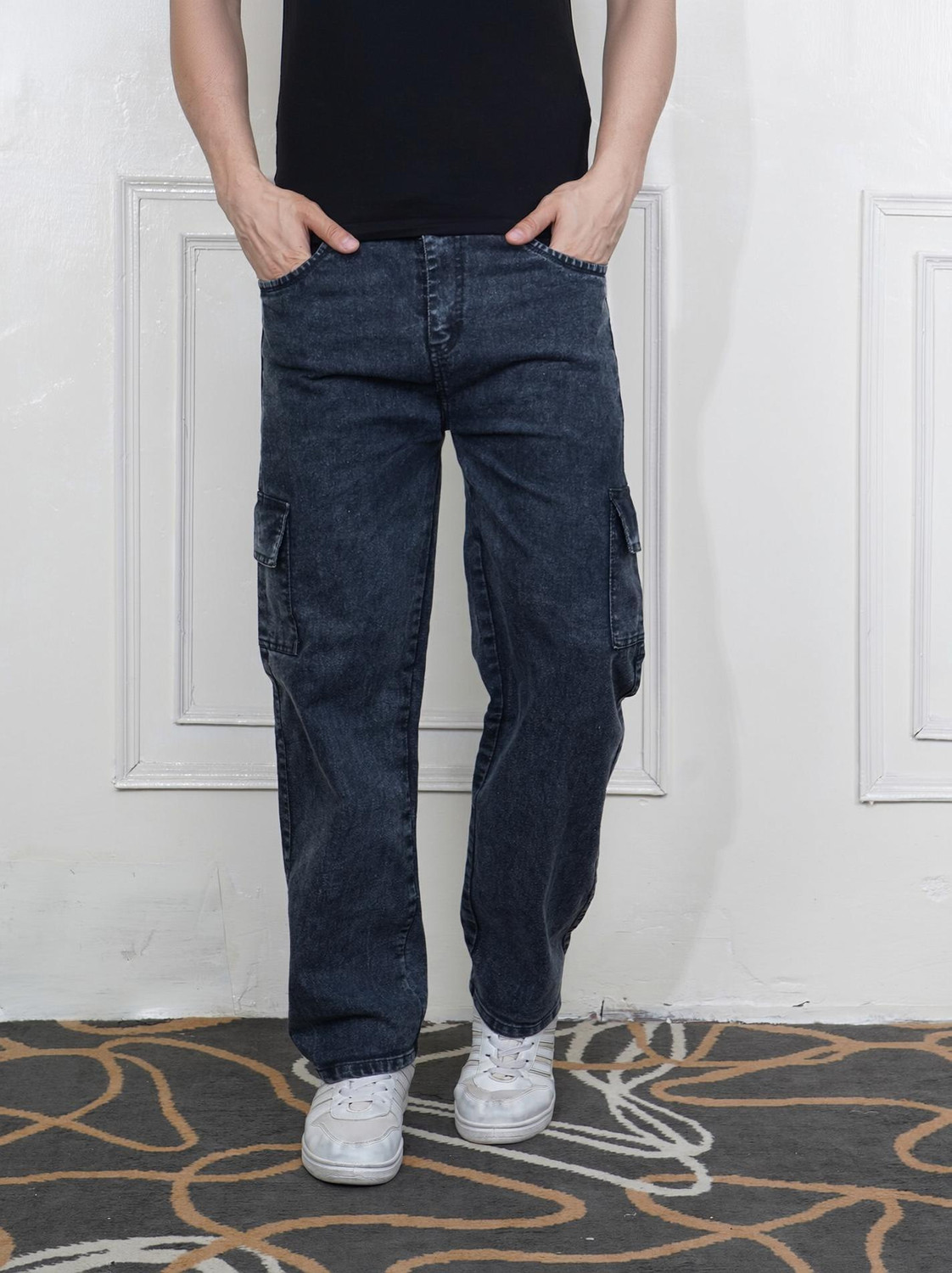 Image of White leapard Men Cargos