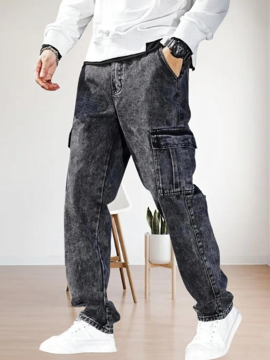 Playfeel Men Cargos - Image 1