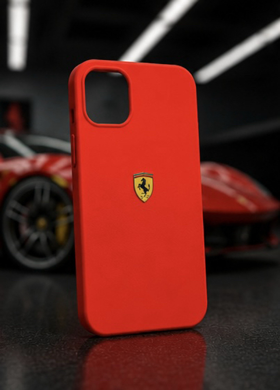 Phonixzone Shock Proof Silicone Back Cover for iPhone 14 (Red) - Image 1