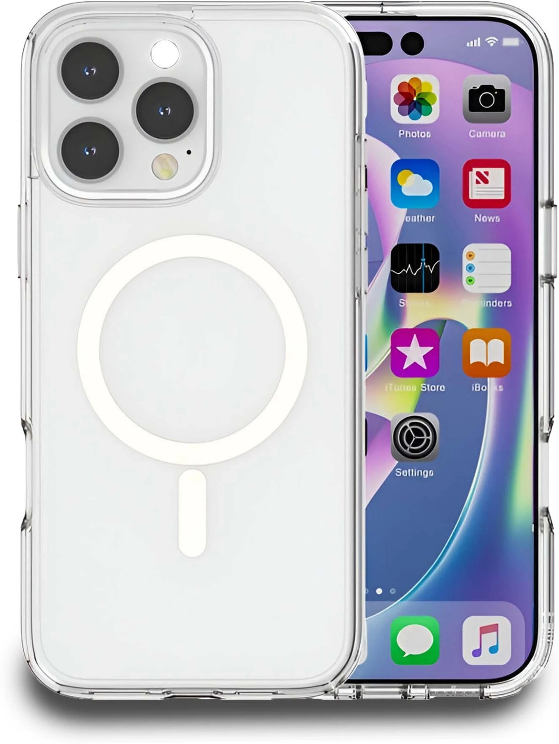 Image of CG Mobile Back Cover for iPhone 16 Pro Max BMW [Official Licensed] Motorsport Collection|IML Printed Case (Black, Thermoplastic Polyurethane, Polycarbonate, Pack of: 1)