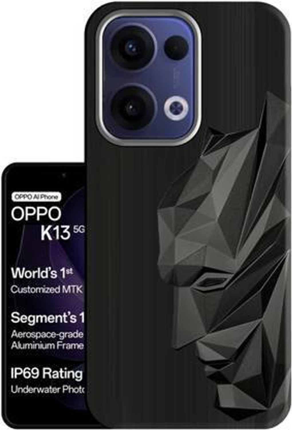 Image of Craftstation Back Cover for OPPO K13 5G (CAR, CAR LOVER, SUPER CAR, CAR LOGO, SPORTS CAR (Multicolor, Dual Protection, Rubber, Pack of: 1)