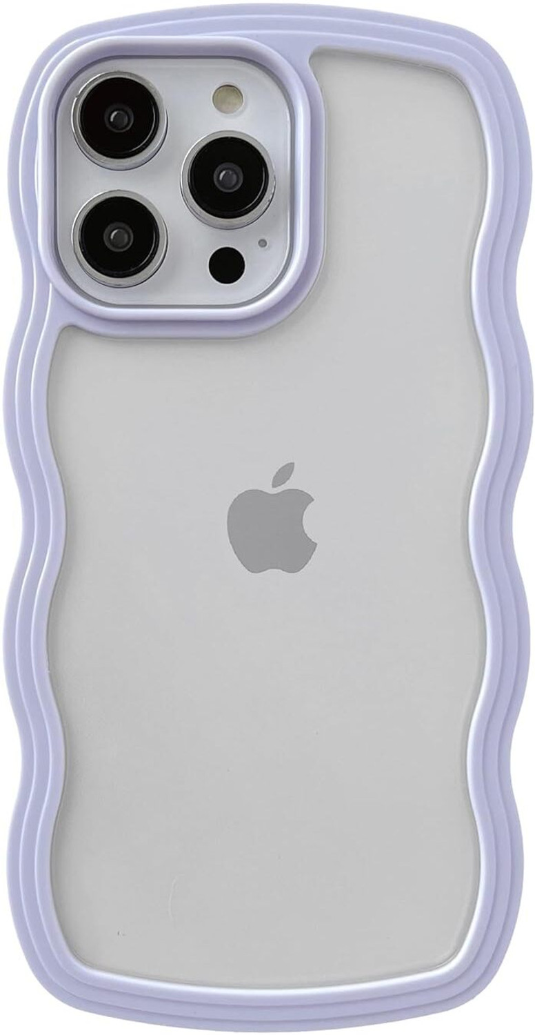 Image of izaan Back Cover for iPhone 14 pro max (Purple, Matte Finish, Fiber, Glass, Pack of: 1)