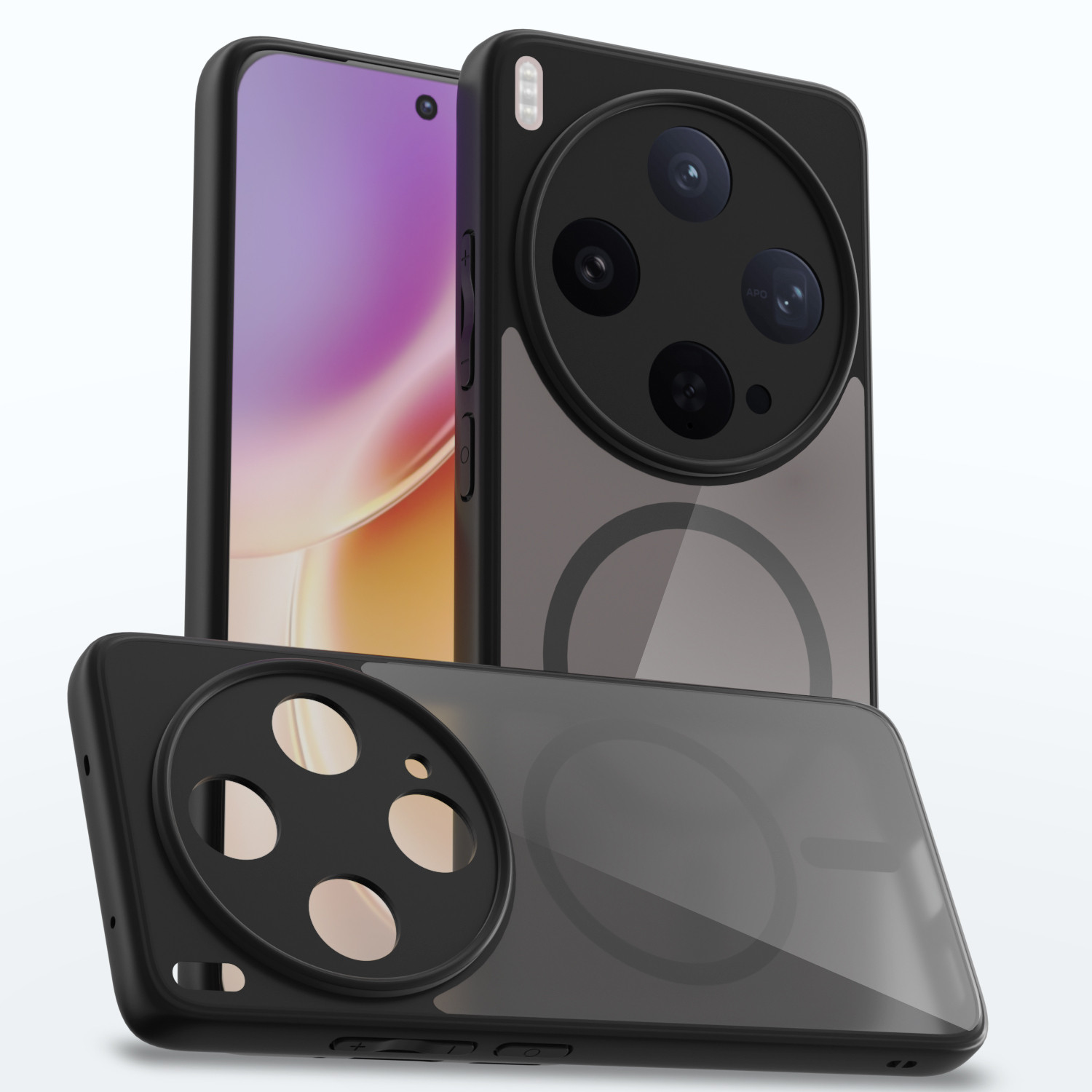 Image of SBMS Back Cover for Vivo X200T 5G (Black, Shock Proof, Silicon, Pack of: 1)