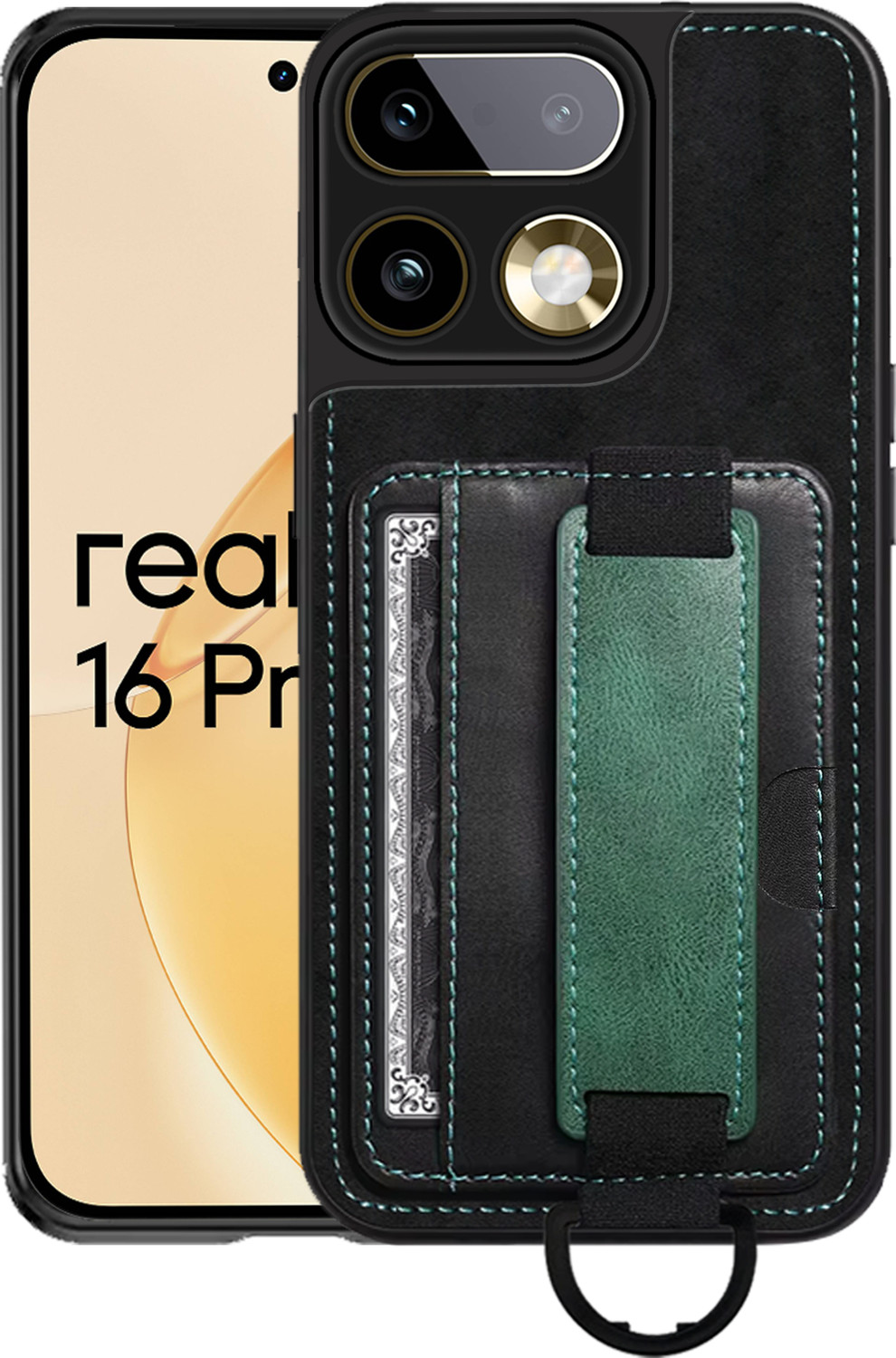 Image of ONCRAVES Back Cover for Realme 16 Pro Plus 5G | Matte (Black, Transparent, Matte Finish, Plastic, Pack of: 1)