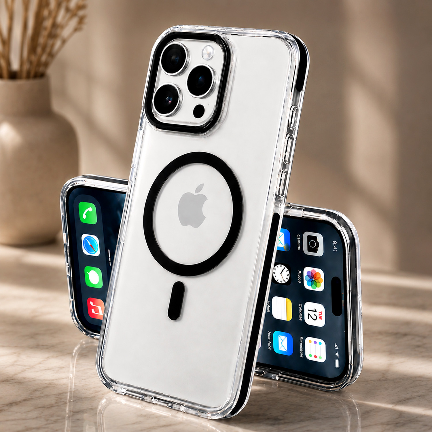FeelWhiz iPhone 14 Pro Transparent Back Cover - Image 1