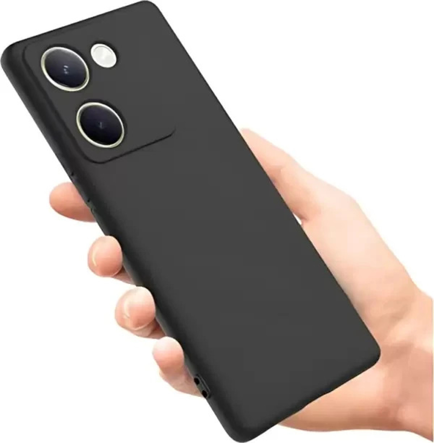 GDBUY Back Cover for Poco M7 Pro 5G (Black, Shock Proof, Rubber, Pack of: 1) - Image 1