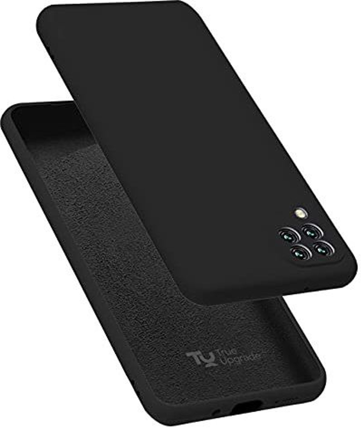 Image of AMEYAA Back Cover for Samsung Galaxy A22 4G, Samsung Galaxy M32 4G Premium TPU Silicone 360 Degree (Black, Shock Proof, Silicon, Pack of: 1)