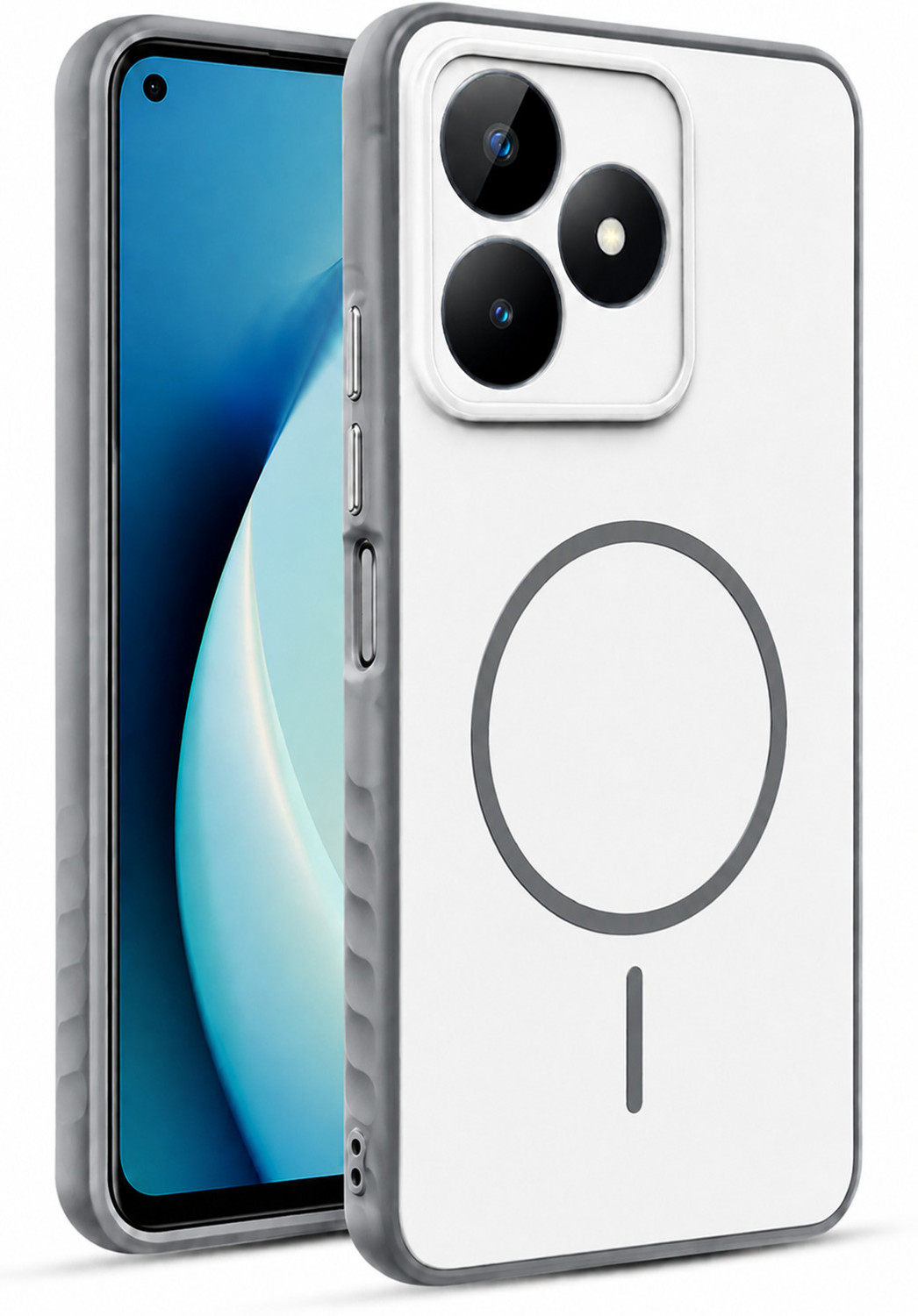 AuraX Back Cover for Realme Narzo N53 Gray - Image 2