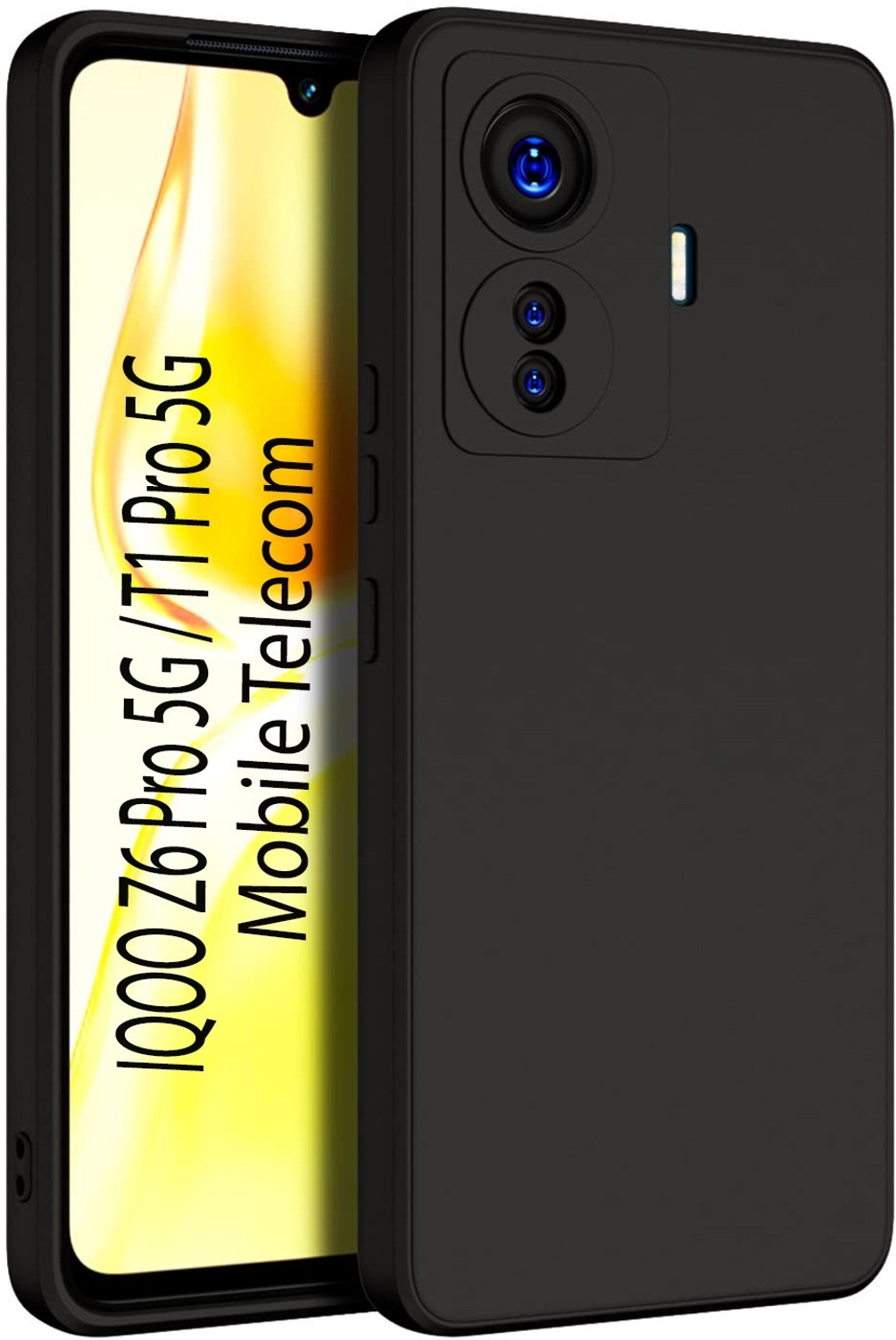 Image of Qyist Back Cover for IQOO Z6 Pro 5G |Vegan PU Leather |Deer Case| Camera Lens Protection (Grey, Shock Proof, Artificial Leather, Polycarbonate, Pack of: 1)
