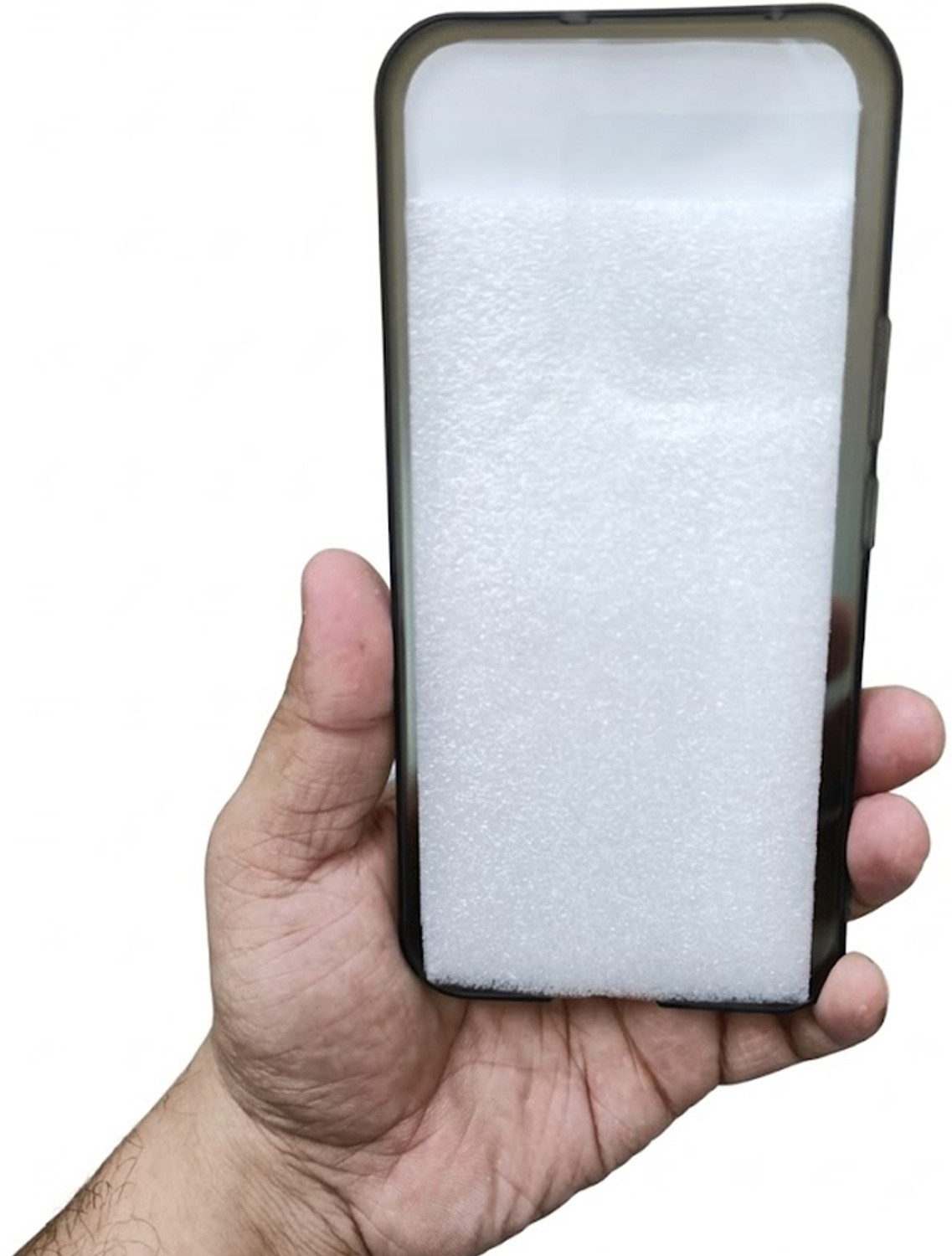 Image of ONCRAVES Back Cover for Realme 16 Pro Plus 5G | Matte (Black, Transparent, Matte Finish, Plastic, Pack of: 1)