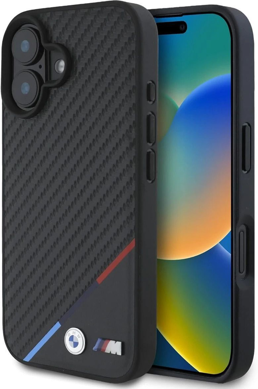 Image of CG Mobile Back Cover for iPhone 16 Pro Max BMW [Official Licensed] Motorsport Collection|IML Printed Case (Black, Thermoplastic Polyurethane, Polycarbonate, Pack of: 1)