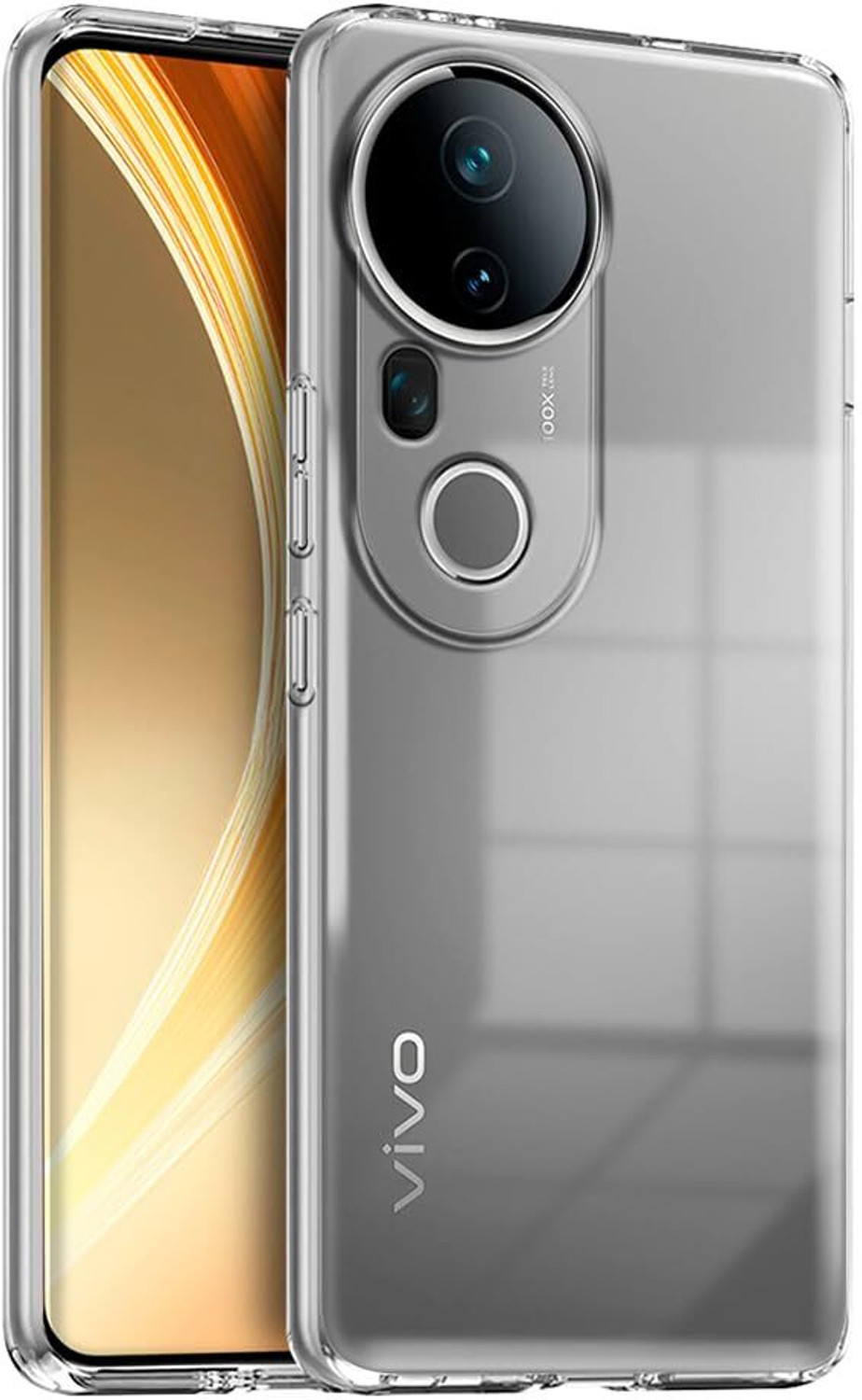Image of DRYLBEET Back Cover for VIVO T4 Ultra, Magnetic Transparent Case, Crystal Clear Case, Anti Yellow case (Transparent, Magsafe, Thermoplastic Polyurethane)