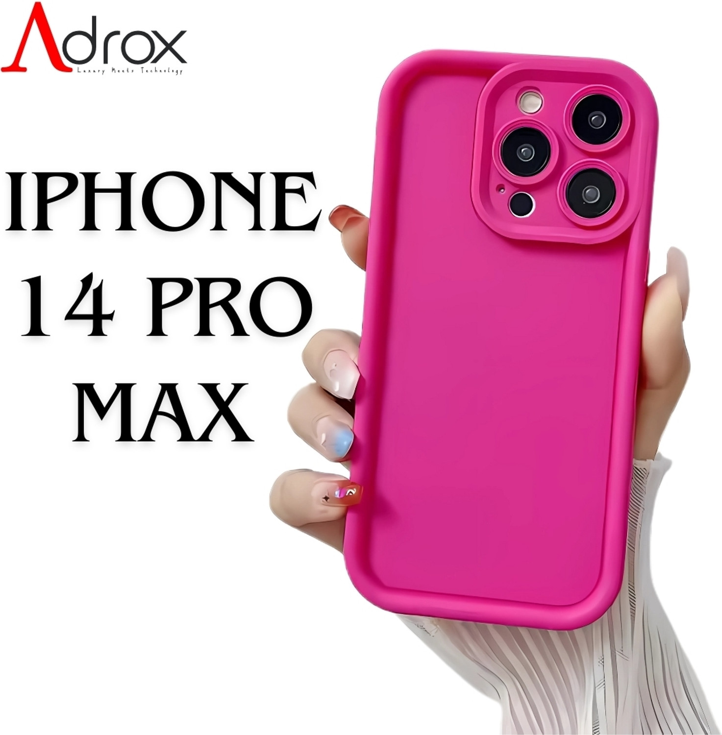 adrox Back Cover for iPhone 14 Pro Max Soft Silicone Cover Camera Protection, Scratch Proof, Shock Protection - adrox : Flipkart.com