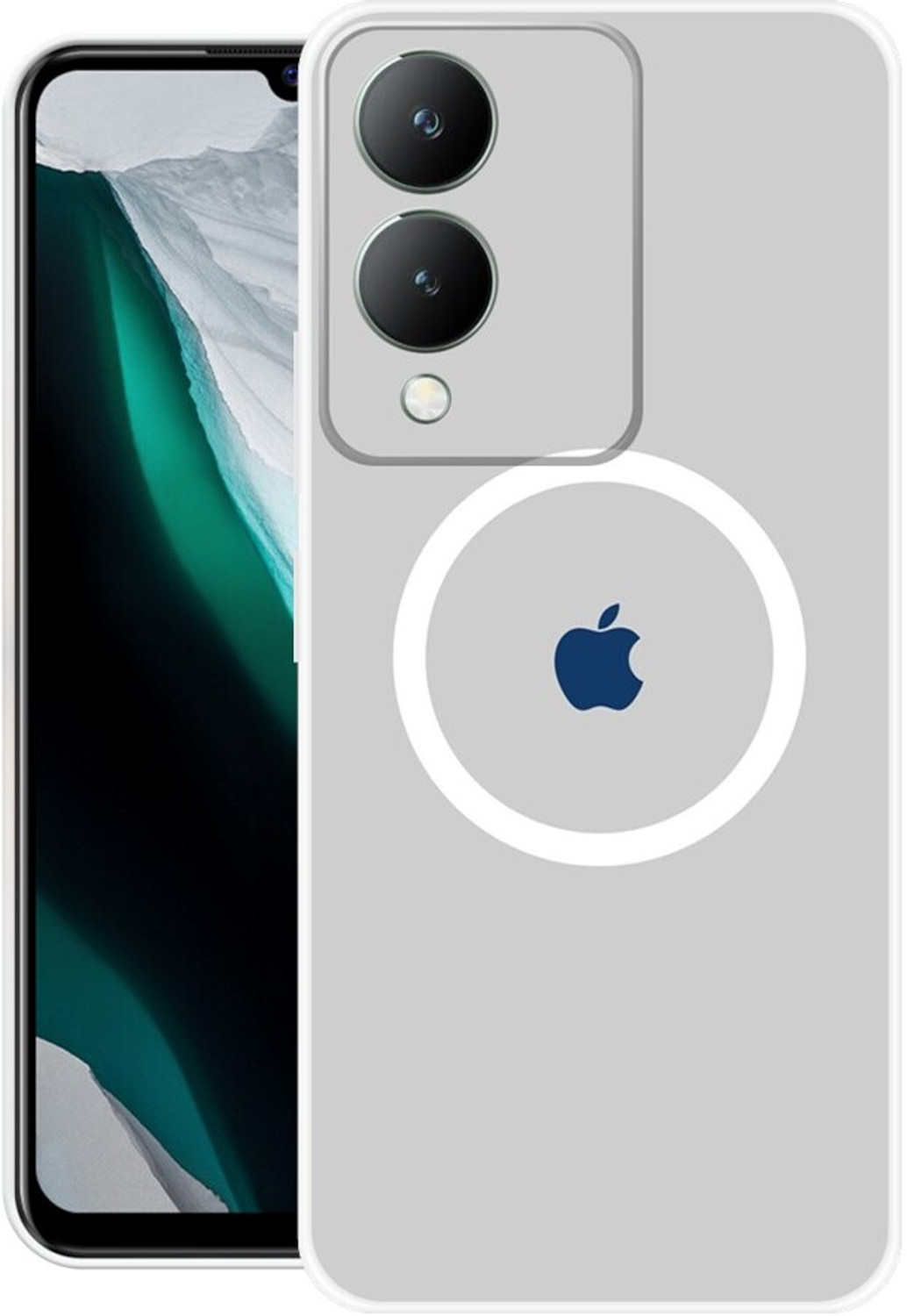 Image of SBMS Back Cover for Vivo Y28 5G / Vivo Y17s (Black, Shock Proof, Silicon, Pack of: 1)