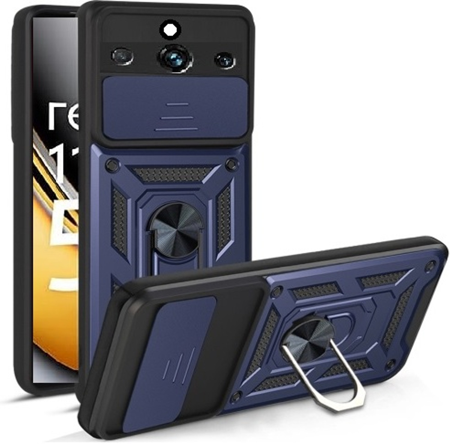 Image of Artistque Back Cover for Realme Narzo 60 5G (Black, Flexible, Silicon, Pack of: 1)