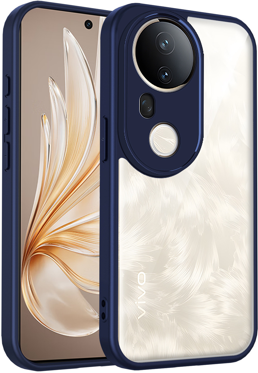 Image of DRYLBEET Back Cover for VIVO T4 Ultra, Magnetic Transparent Case, Crystal Clear Case, Anti Yellow case (Transparent, Magsafe, Thermoplastic Polyurethane)