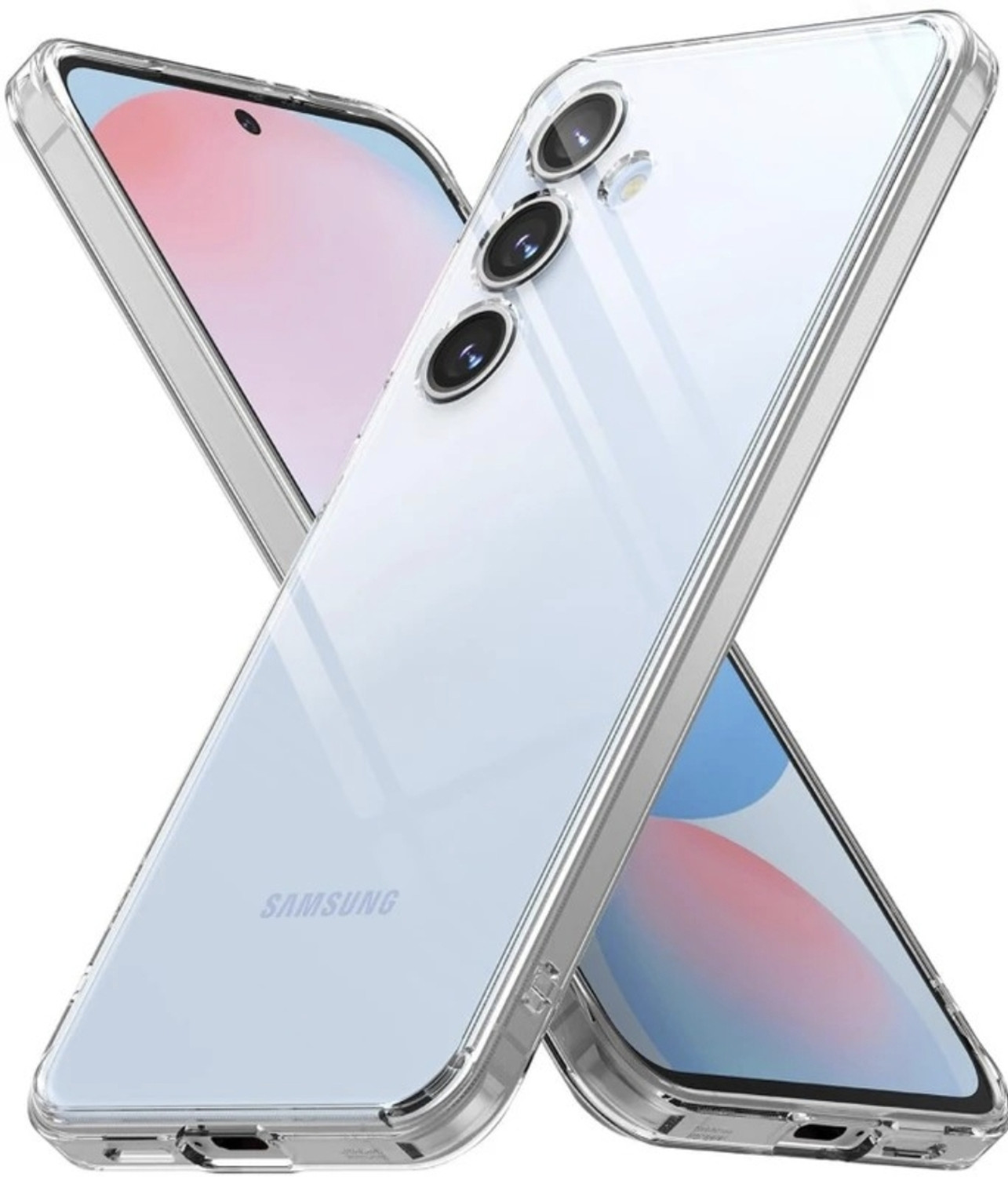 Image of AllifyStore Back Cover for SAMSUNG Galaxy S24 FE 5G (Transparent, Flexible, Silicon, Pack of: 1)