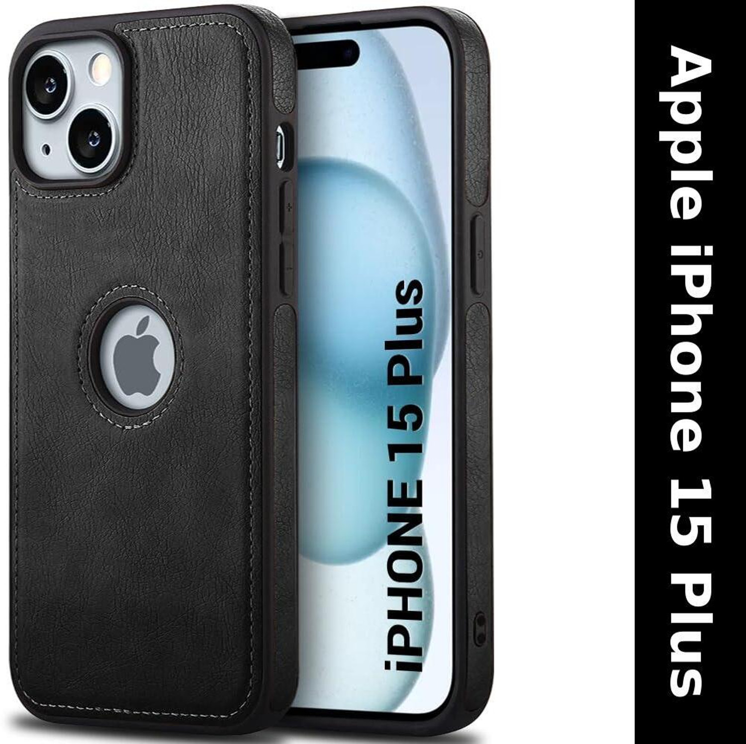 Image of METOO Back Cover for Apple iPhone 15 Plus, Iphone 15 Plus Premium Case, Apple iPhone 15 Plus (Black, Camera Bump Protector, Thermoplastic Polyurethane, Pack of: 1)