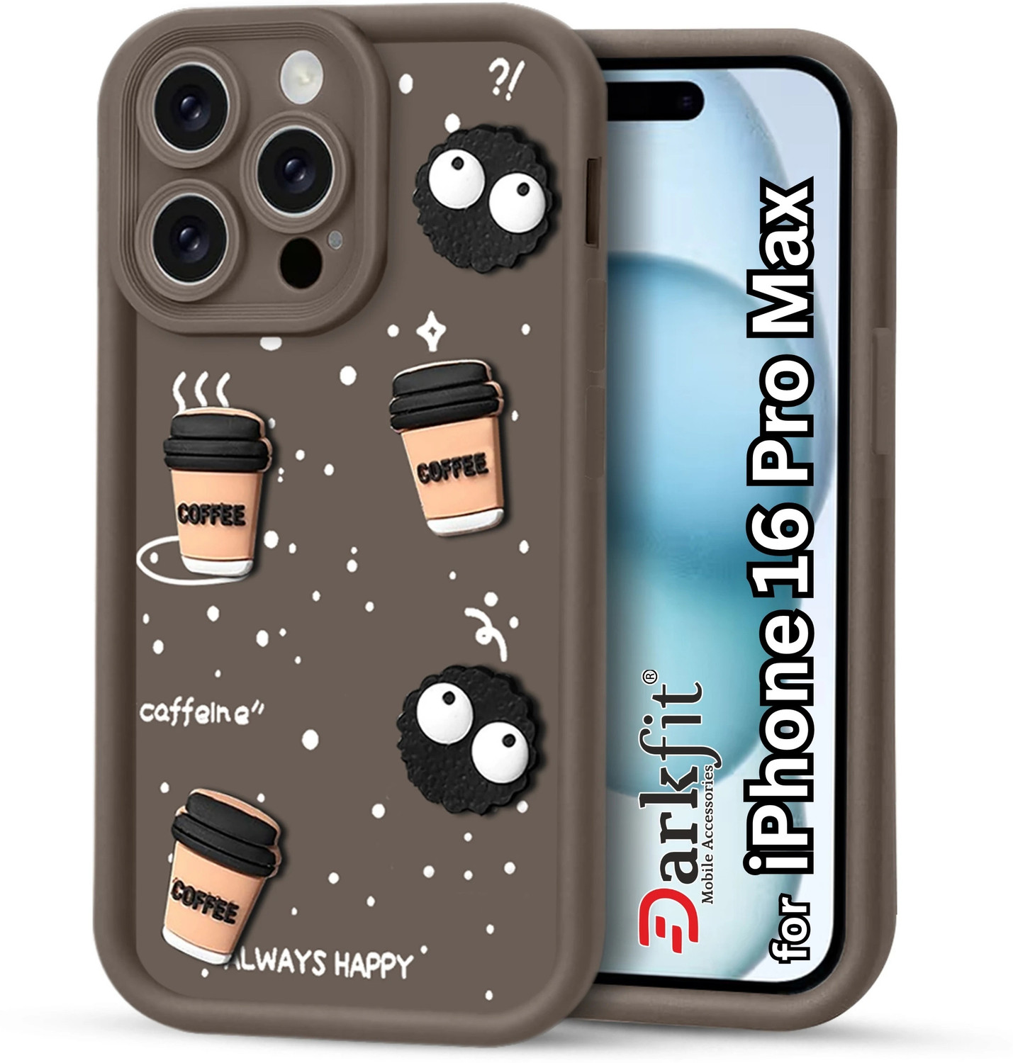 Image of CG Mobile Back Cover for iPhone 16 Pro Max BMW [Official Licensed] Motorsport Collection|IML Printed Case (Black, Thermoplastic Polyurethane, Polycarbonate, Pack of: 1)