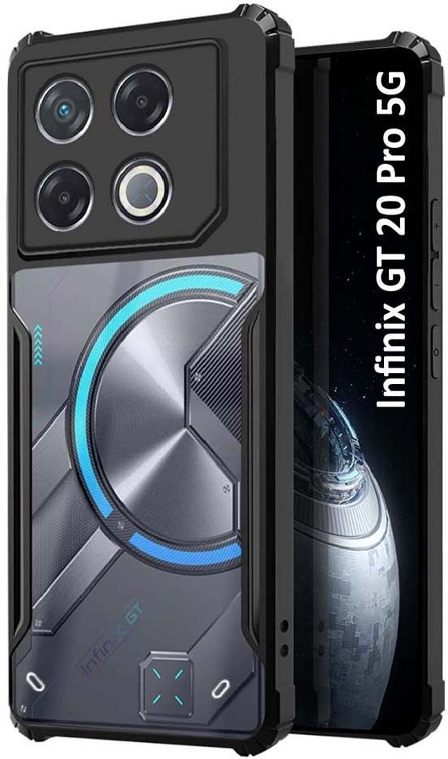 Farncy Back Cover for Infinix GT 20 Pro 5G (Black) - Image 1