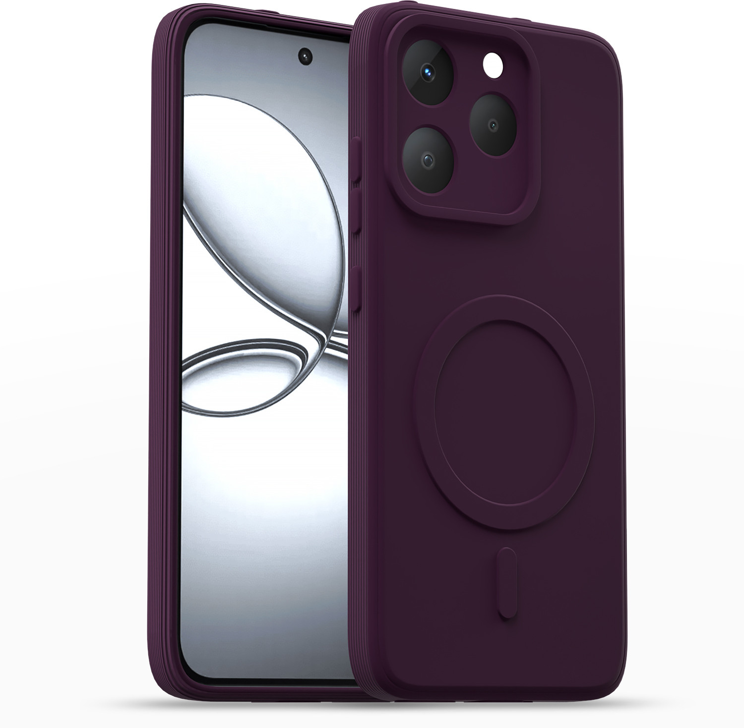 Image of Luxecase Back Cover for realme 15T 5G (Pink, Flexible, Silicon, Pack of: 1)