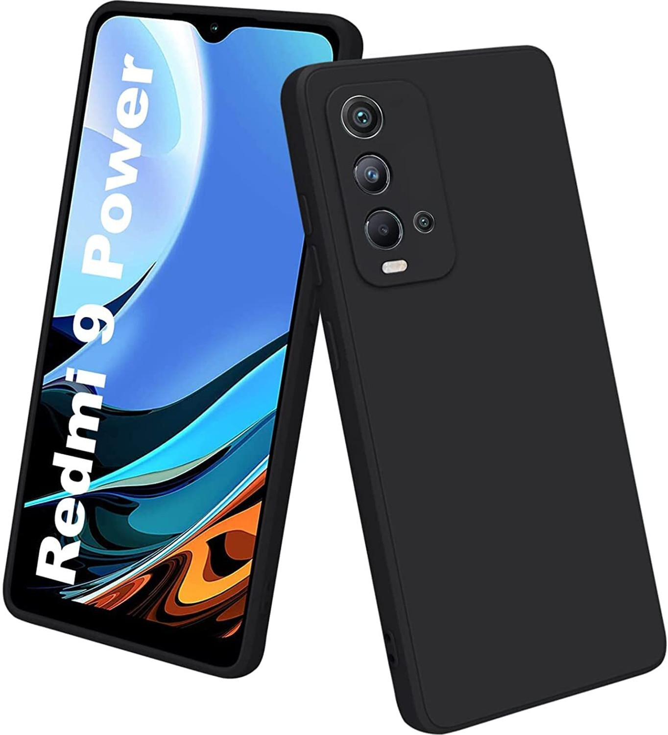 TRUEUPGRADE Back Cover for Redmi 9 Power Black - Image 2