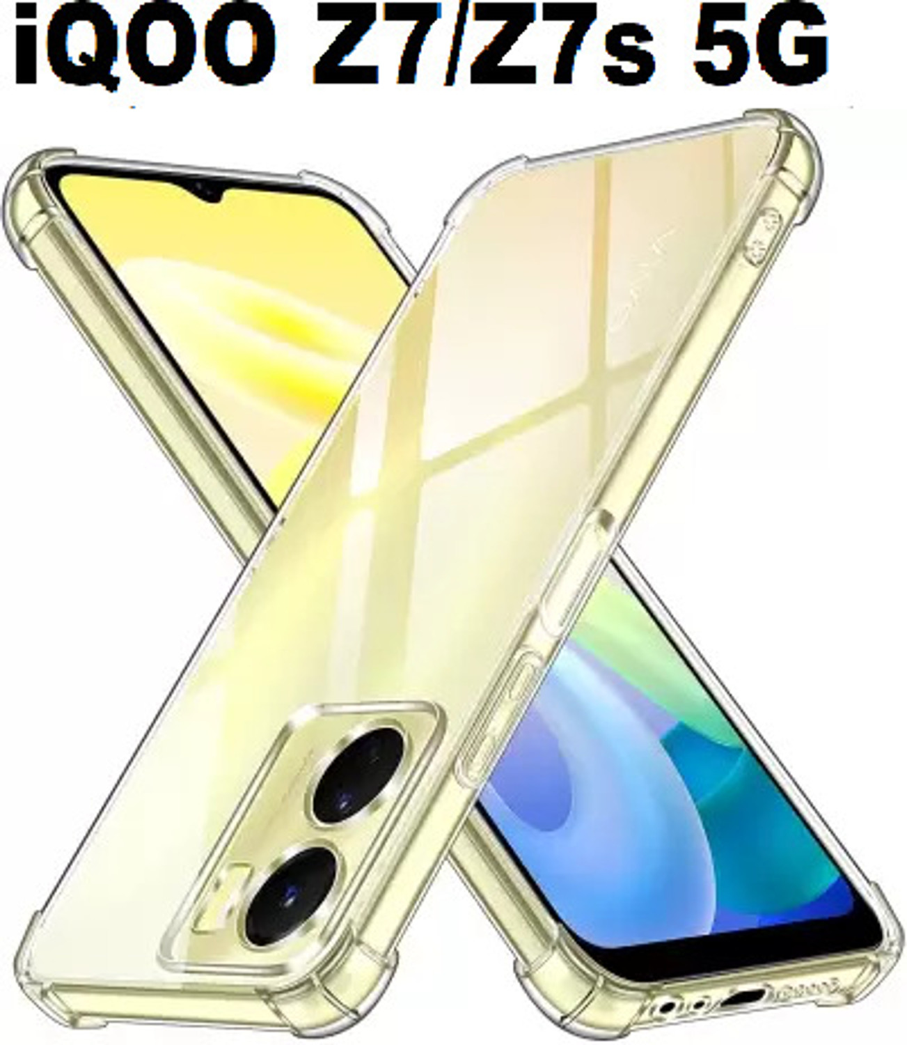 Image of Roxel Back Cover for IQOO Z7S 5G |Vegan PU Leather |Deer Case|Four Side Edges & Camera Lens Protection (Blue, Shock Proof, Artificial Leather, Polycarbonate, Pack of: 1)