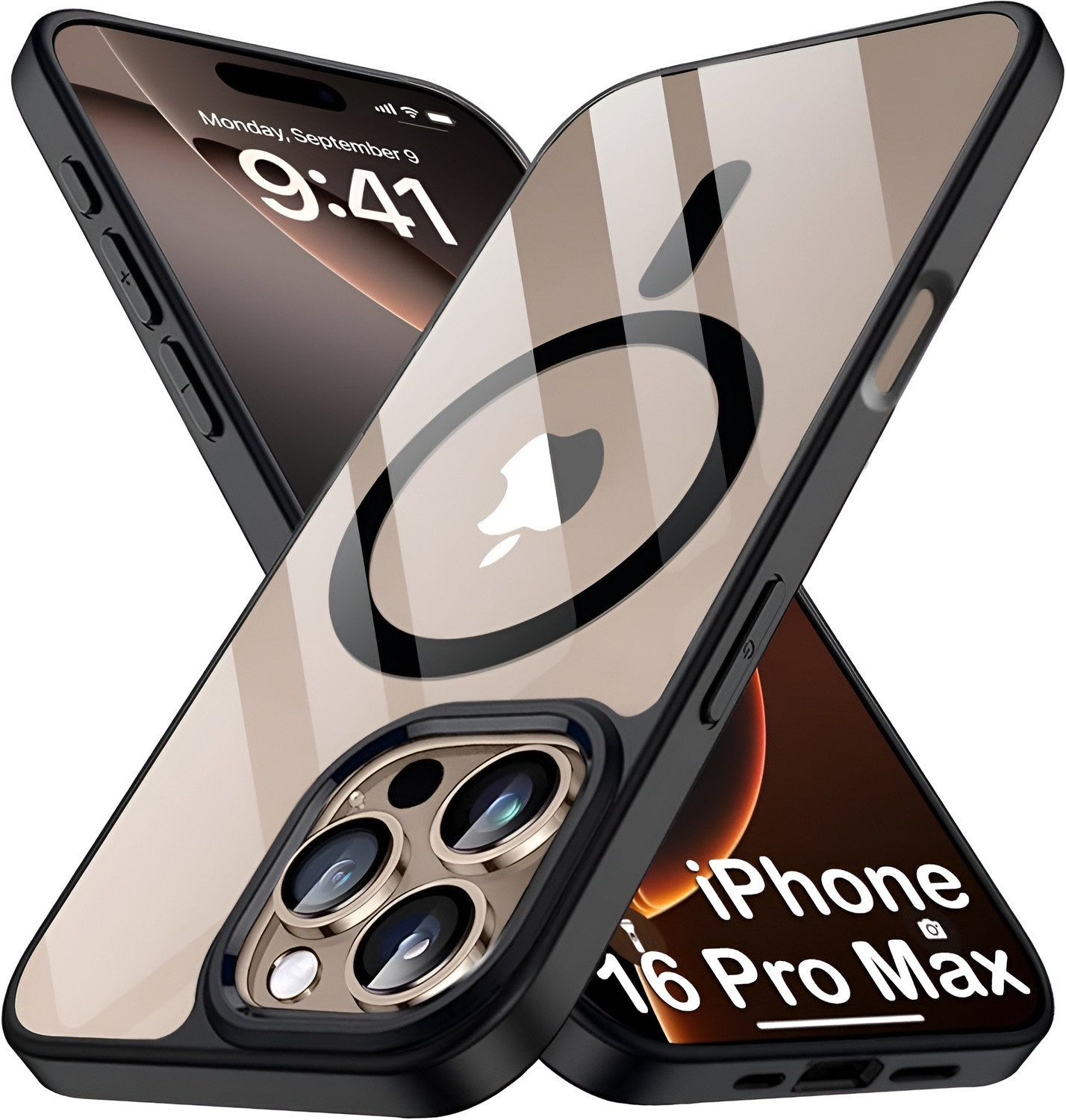 Image of CG Mobile Back Cover for iPhone 16 Pro Max BMW [Official Licensed] Motorsport Collection|IML Printed Case (Black, Thermoplastic Polyurethane, Polycarbonate, Pack of: 1)