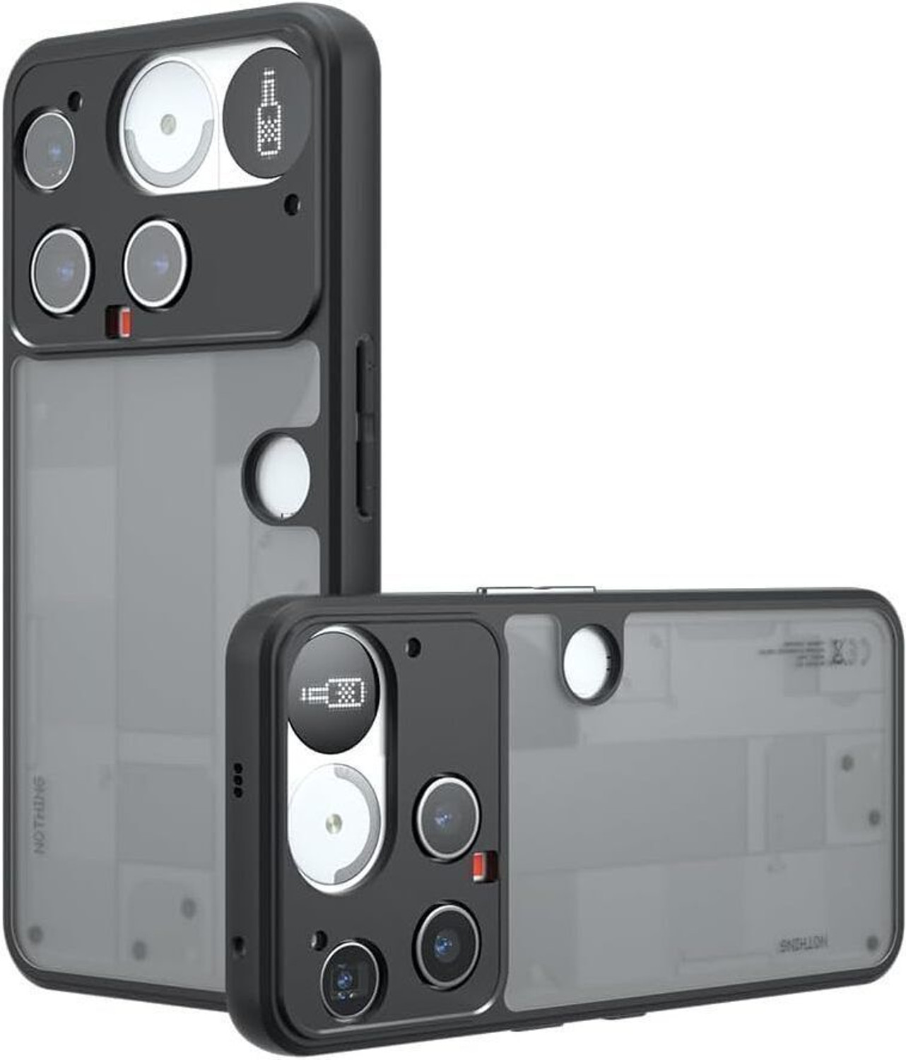 Image of Stunny Back Cover for Nothing phone 3 -dps7545, Back Cover, Mobile Back Cover (Black, Shock Proof, Silicon, Pack of: 1)