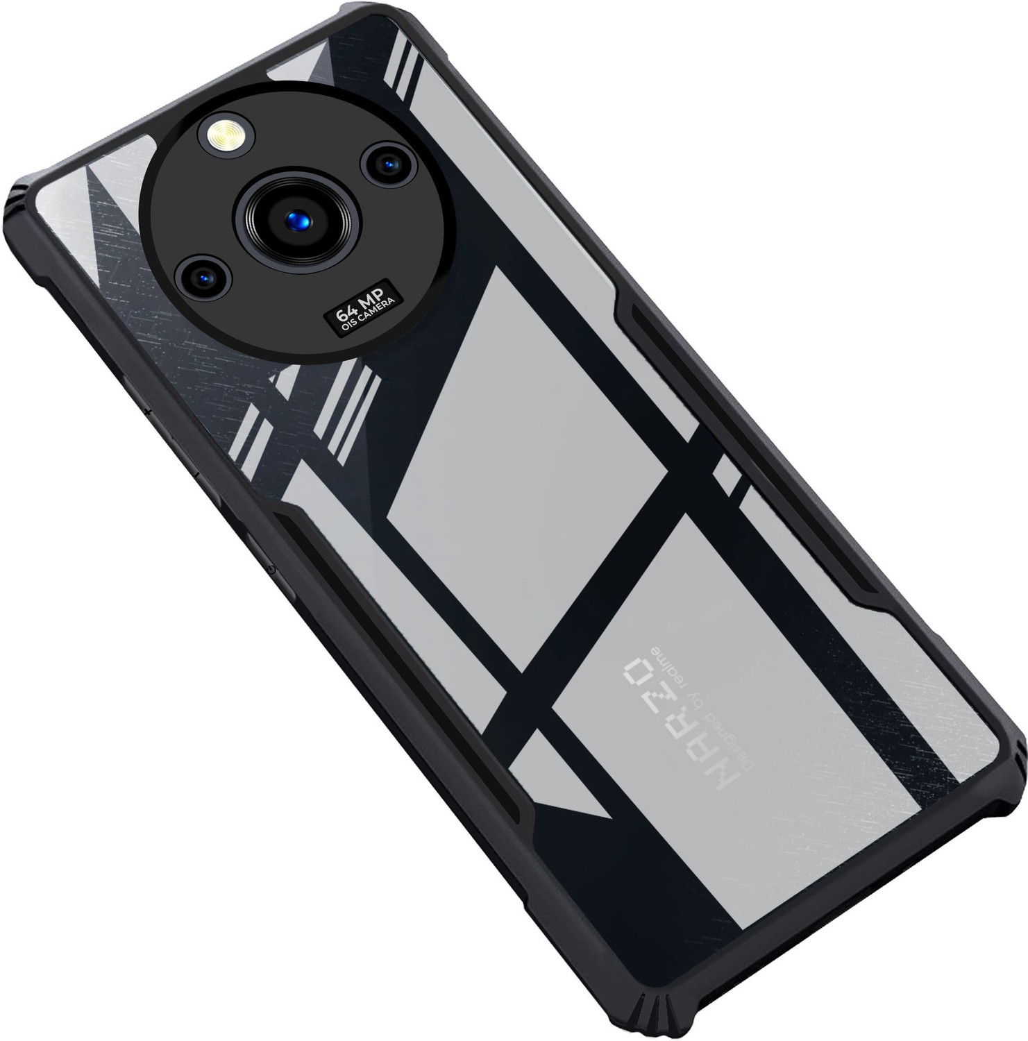 Image of Artistque Back Cover for Realme Narzo 60 5G (Black, Flexible, Silicon, Pack of: 1)