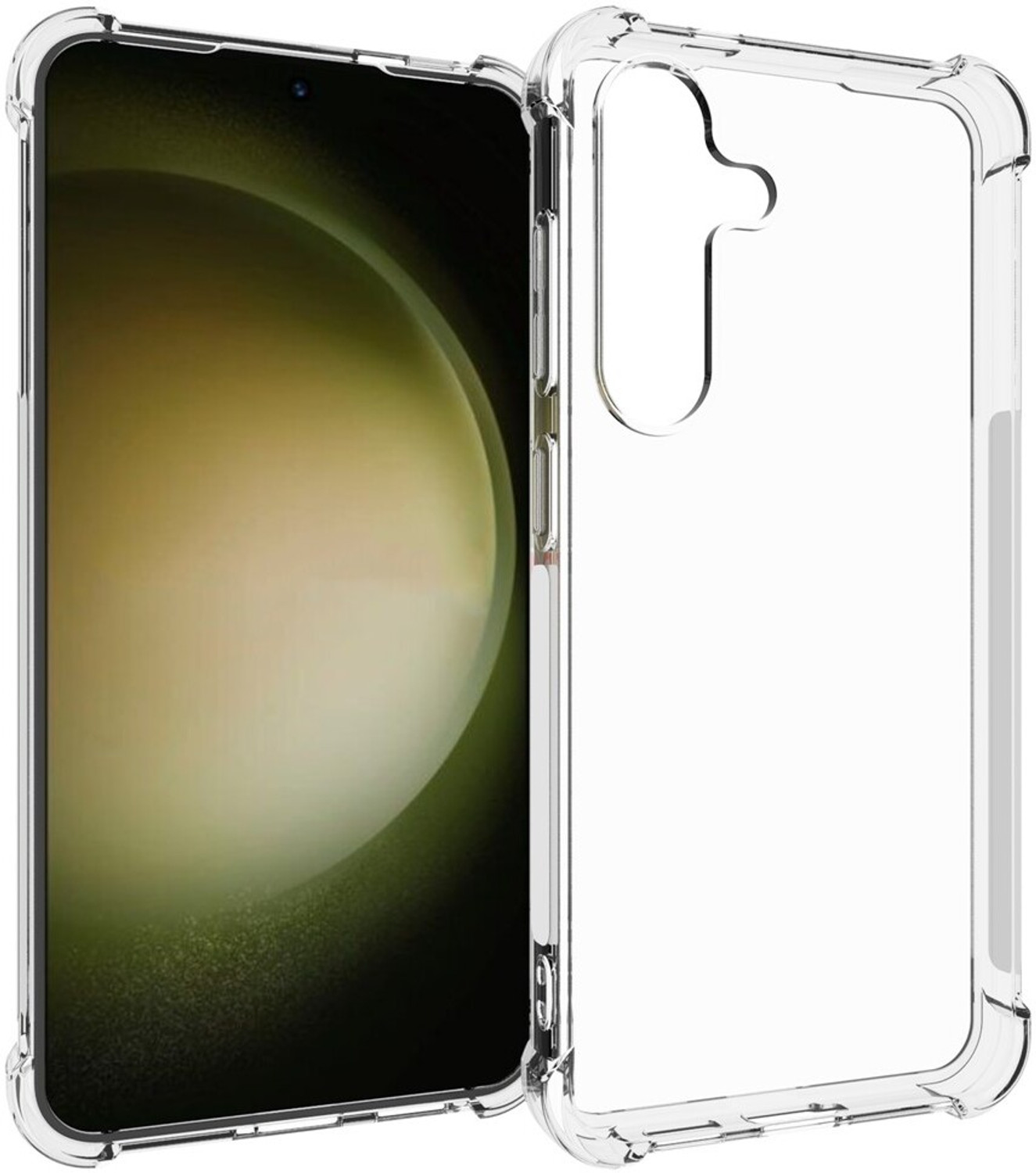 Image of AllifyStore Back Cover for SAMSUNG Galaxy S24 FE 5G (Transparent, Flexible, Silicon, Pack of: 1)
