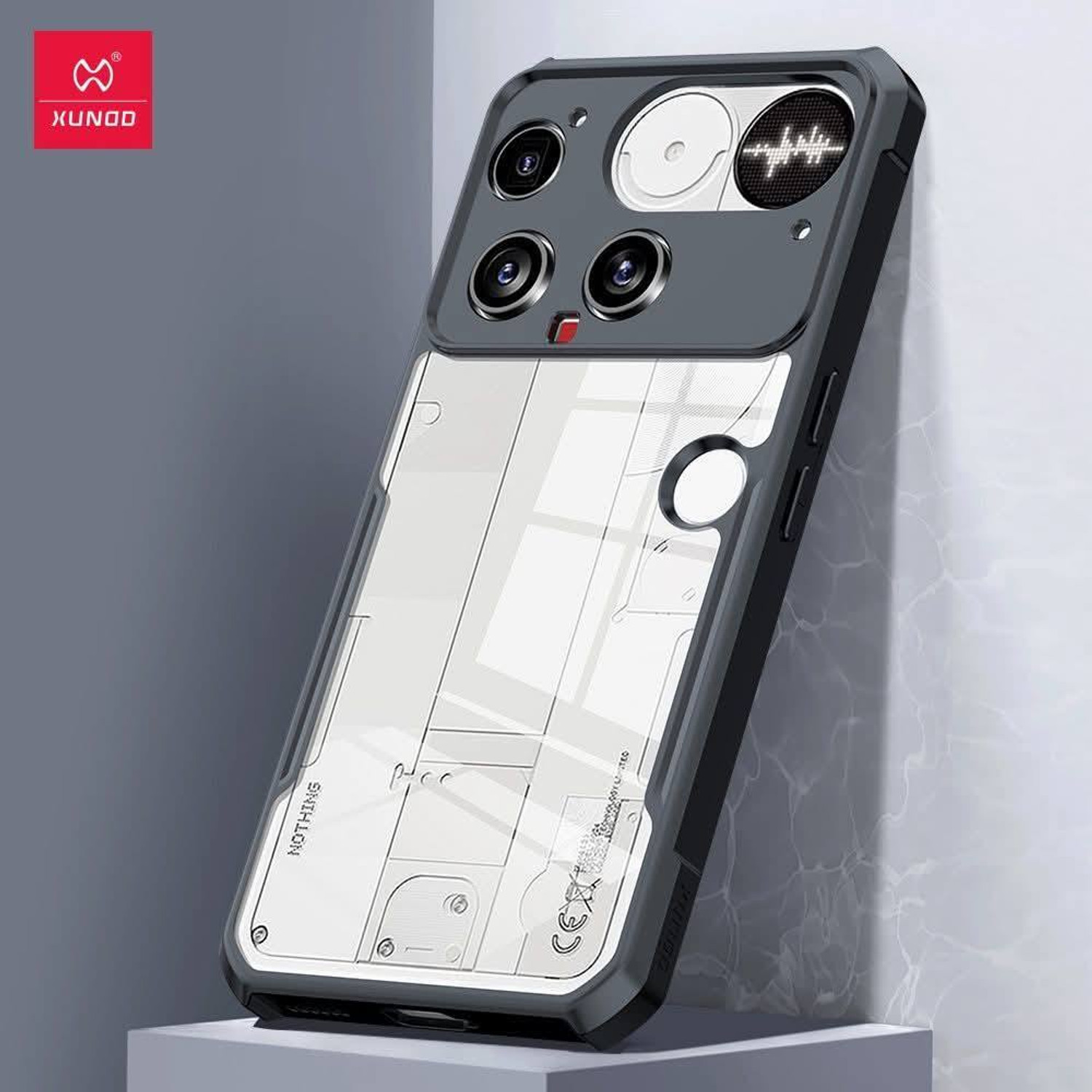Image of Stunny Back Cover for Nothing phone 3 -dps7545, Back Cover, Mobile Back Cover (Black, Shock Proof, Silicon, Pack of: 1)