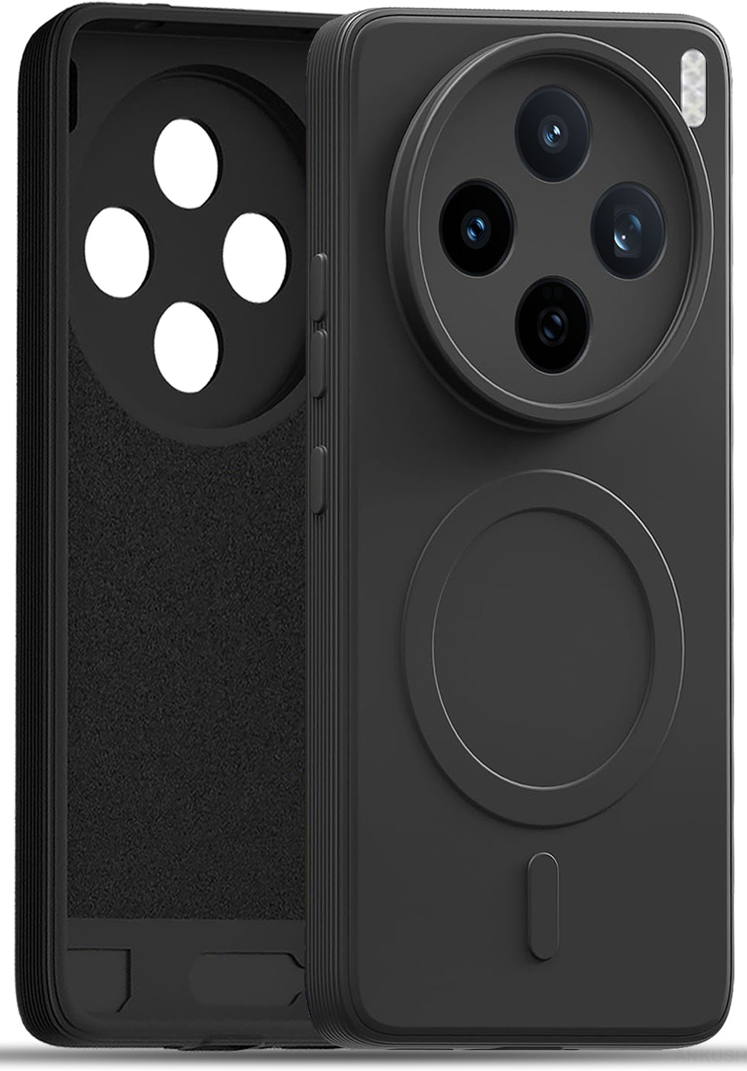 Image of SBMS Back Cover for Vivo X200T 5G (Black, Shock Proof, Silicon, Pack of: 1)