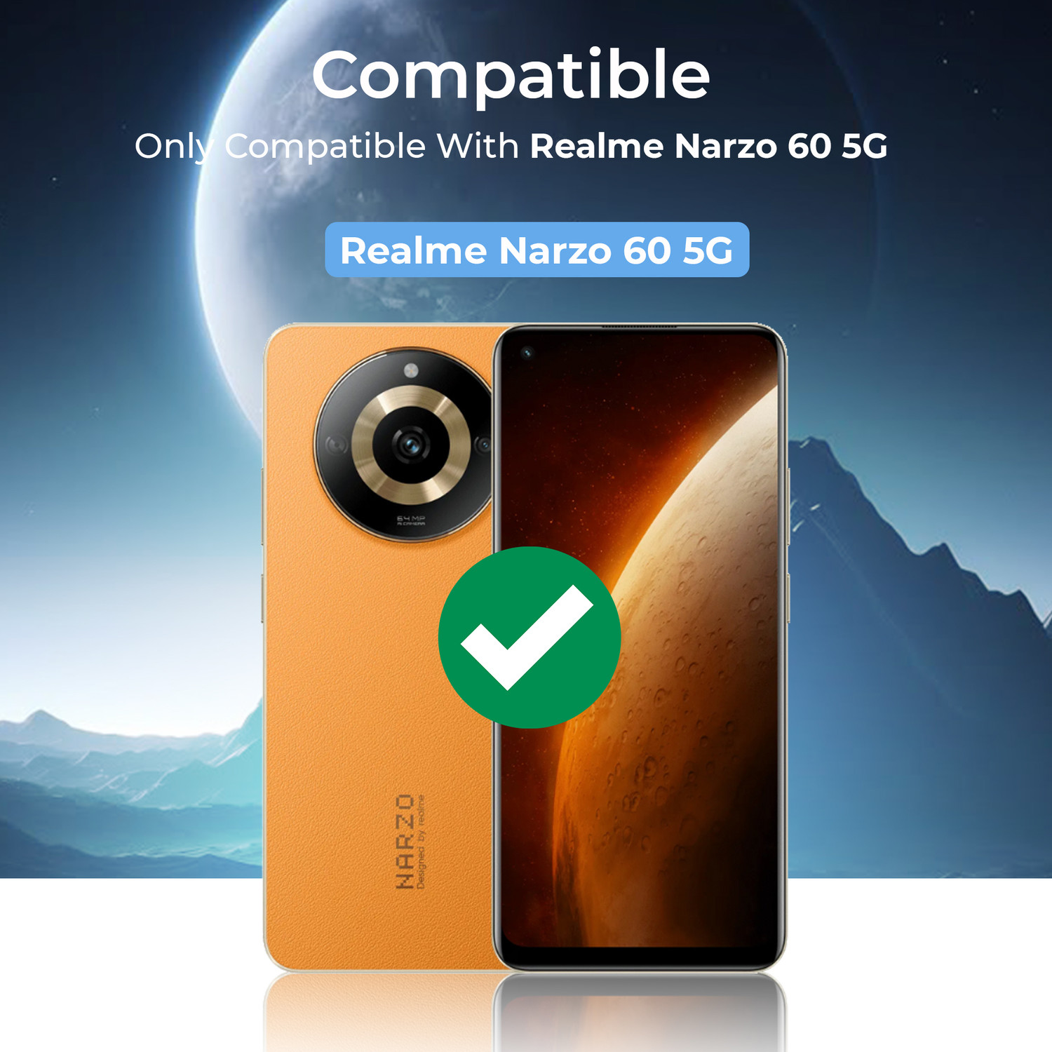 Image of Artistque Back Cover for Realme Narzo 60 5G (Black, Flexible, Silicon, Pack of: 1)