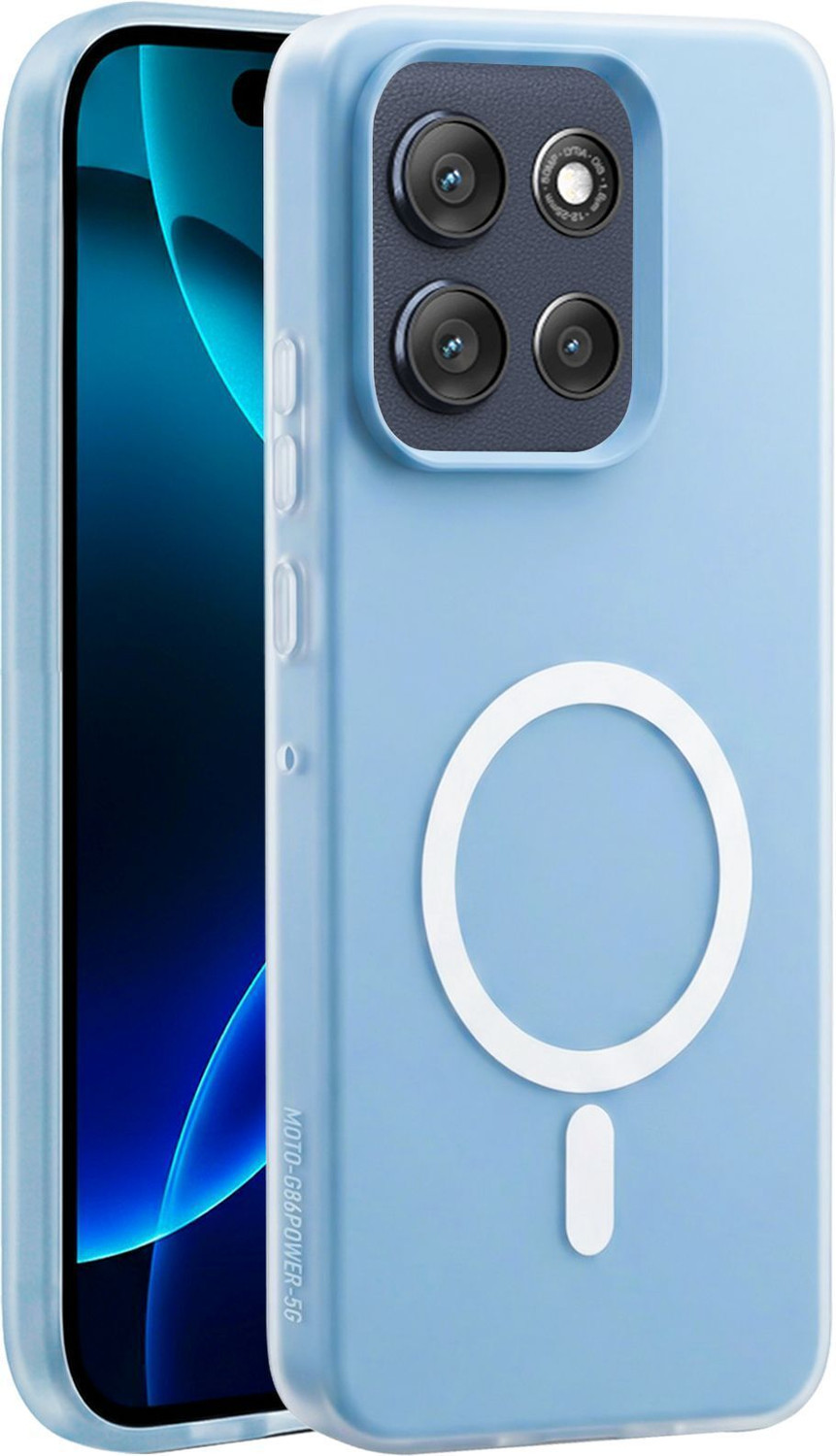 GLOBAL NOMAD Back Cover for Motorola G86 Power 5G (Blue) - Image 1