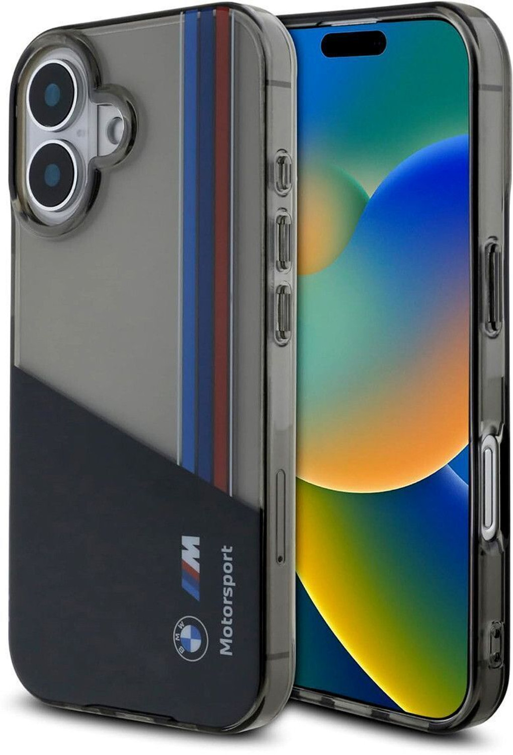 Image of CG Mobile Back Cover for iPhone 16 Pro Max BMW [Official Licensed] Motorsport Collection|IML Printed Case (Black, Thermoplastic Polyurethane, Polycarbonate, Pack of: 1)