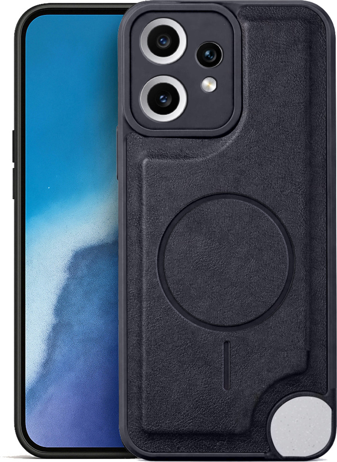 Image of Rugraj Back Cover for CMF by Nothing Phone 2 Pro (Black, Grip Case, Silicon, Pack of: 1)