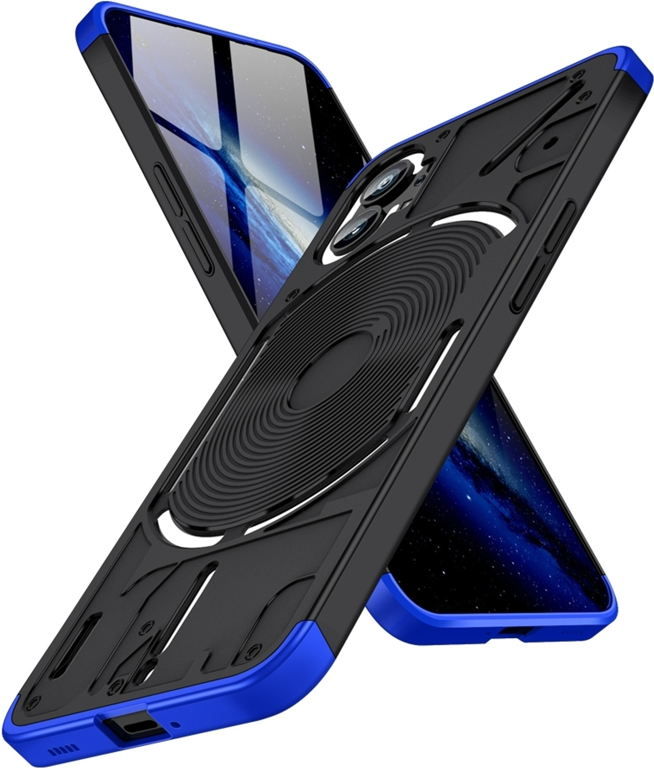 Image of Wellchoice Back Cover for Nothing Phone (2) (Transparent, Grip Case, Silicon, Pack of: 1)