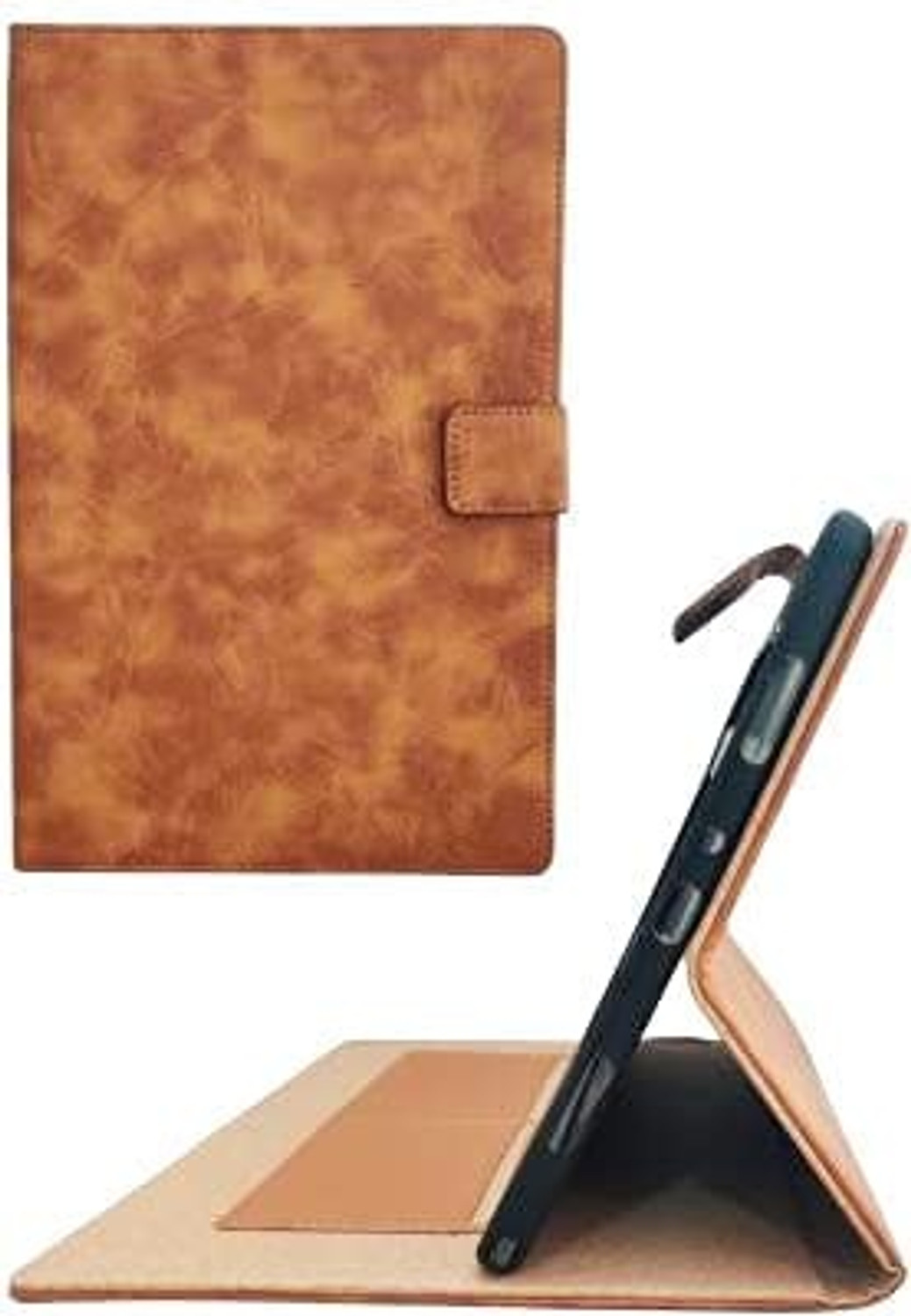 Image of COVERHEAD Flip Cover for Back Cover for Apple Ipad 10.2 Tab (Brown, Dual Protection, Pack of: 1) (Brown, Camera Bump Protector, Pack of: 1)