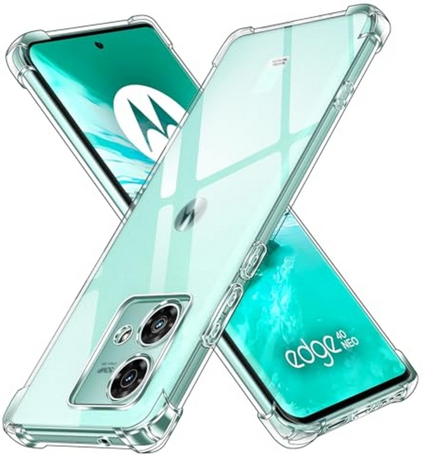 SHAW ENTERPRISE Back Cover for Motorola Moto Edge 40 Neo 5G - Image 1
