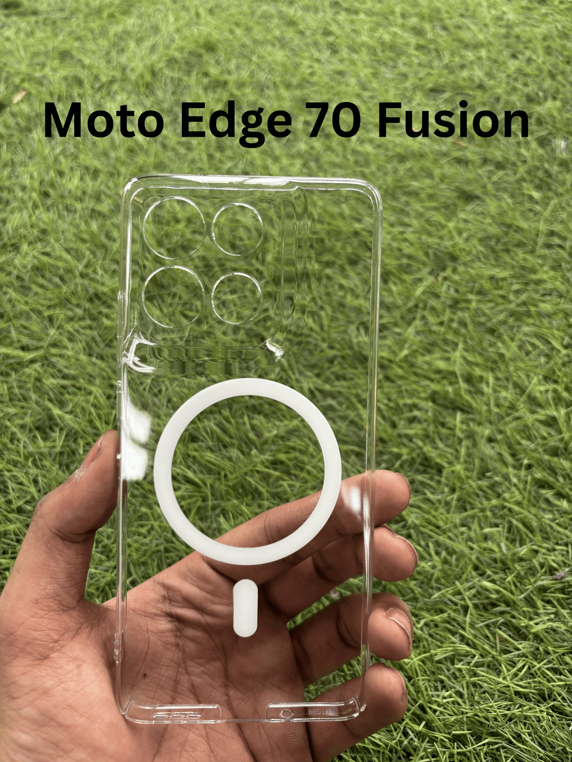 FONKR Anti Yellow Back Cover for Moto Edge 70 Fusion, Magnetic Transparent Hard Case, Crystal Clear Case, Anti Yellow case - FONKR : Flipkart.com