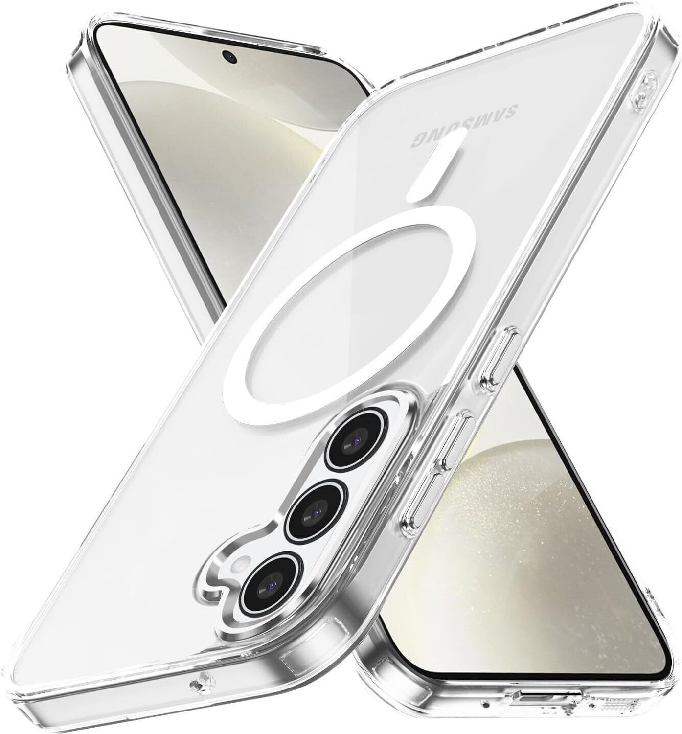CASEVIBE Back Cover for Samsung Galaxy S24 Transparent Magsafe Mobile Back Cover - CASEVIBE : Flipkart.com
