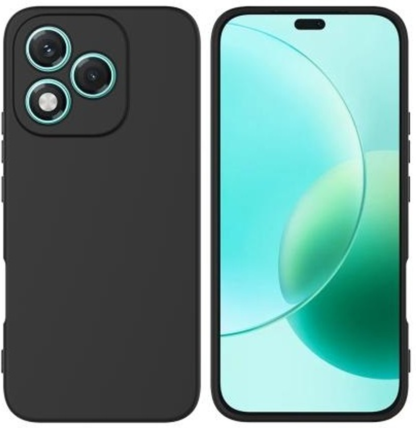 Image of Glaslux Back Cover for Honor 400 Lite 5G (Transparent, Rugged Armor, Plastic, Pack of: 1)